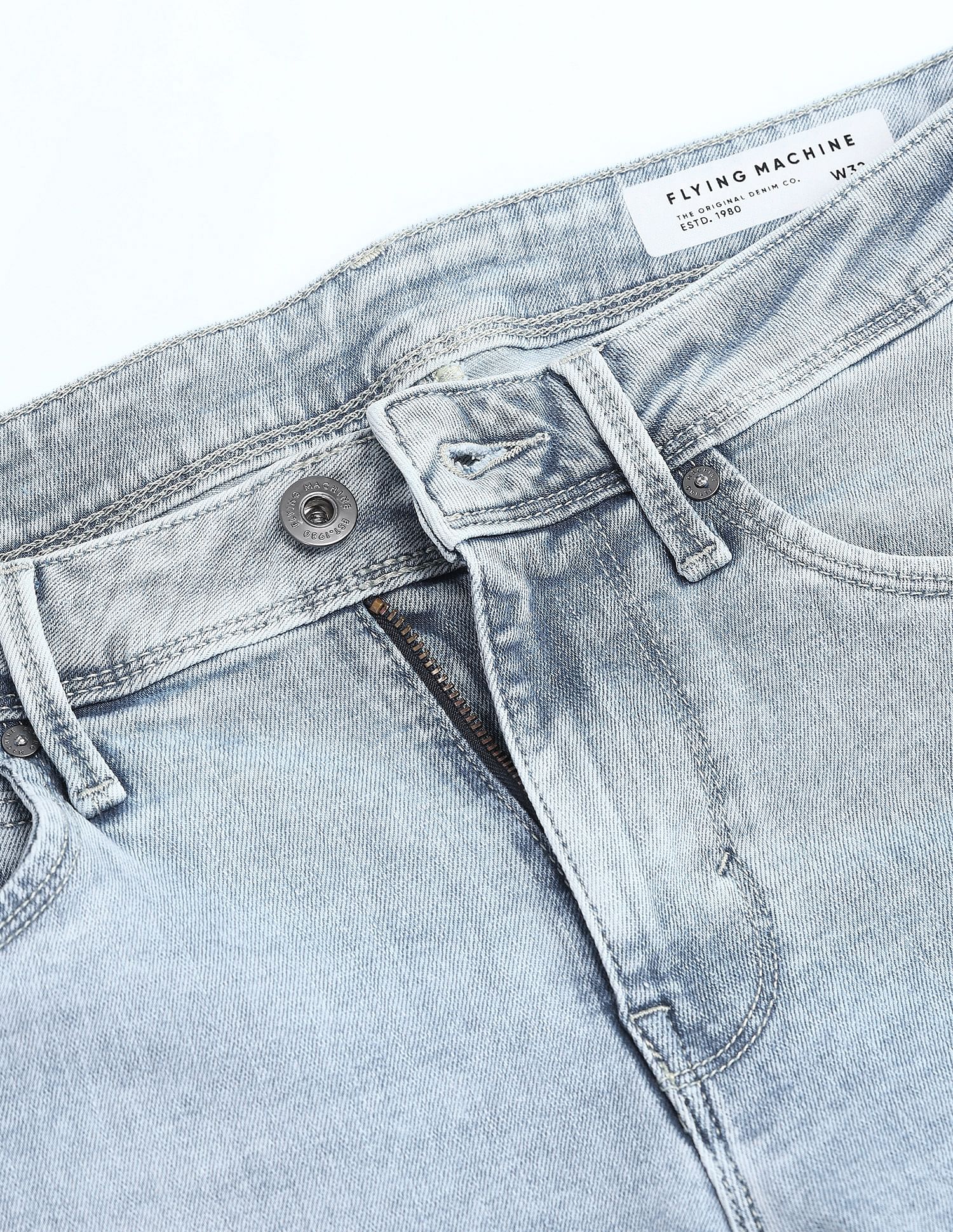 Flying Machine Jackson Skinny Fit Mid Rise Jeans