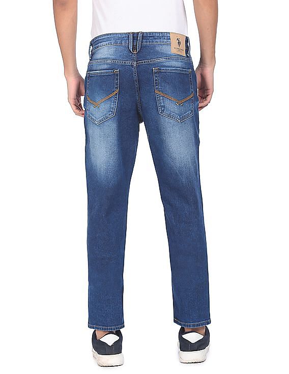 U.S. Polo Assn. Denim Co. Mid Rise Stone Wash Jeans