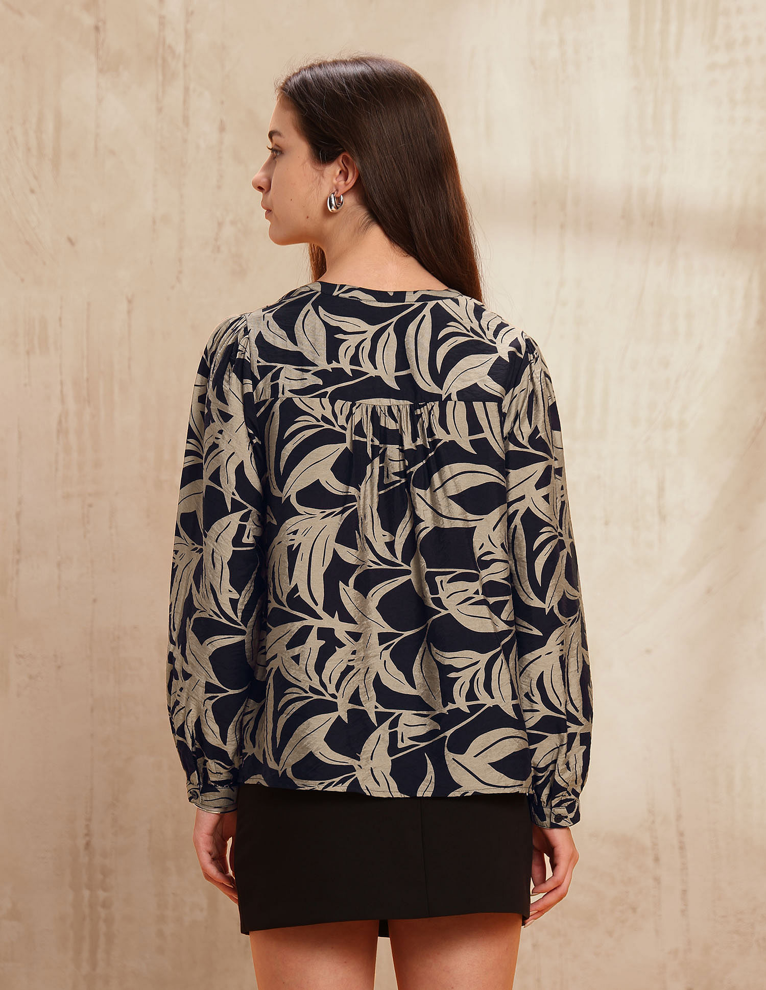 U.S. Polo Assn. Women Regular Fit Abstract Printed Shirt