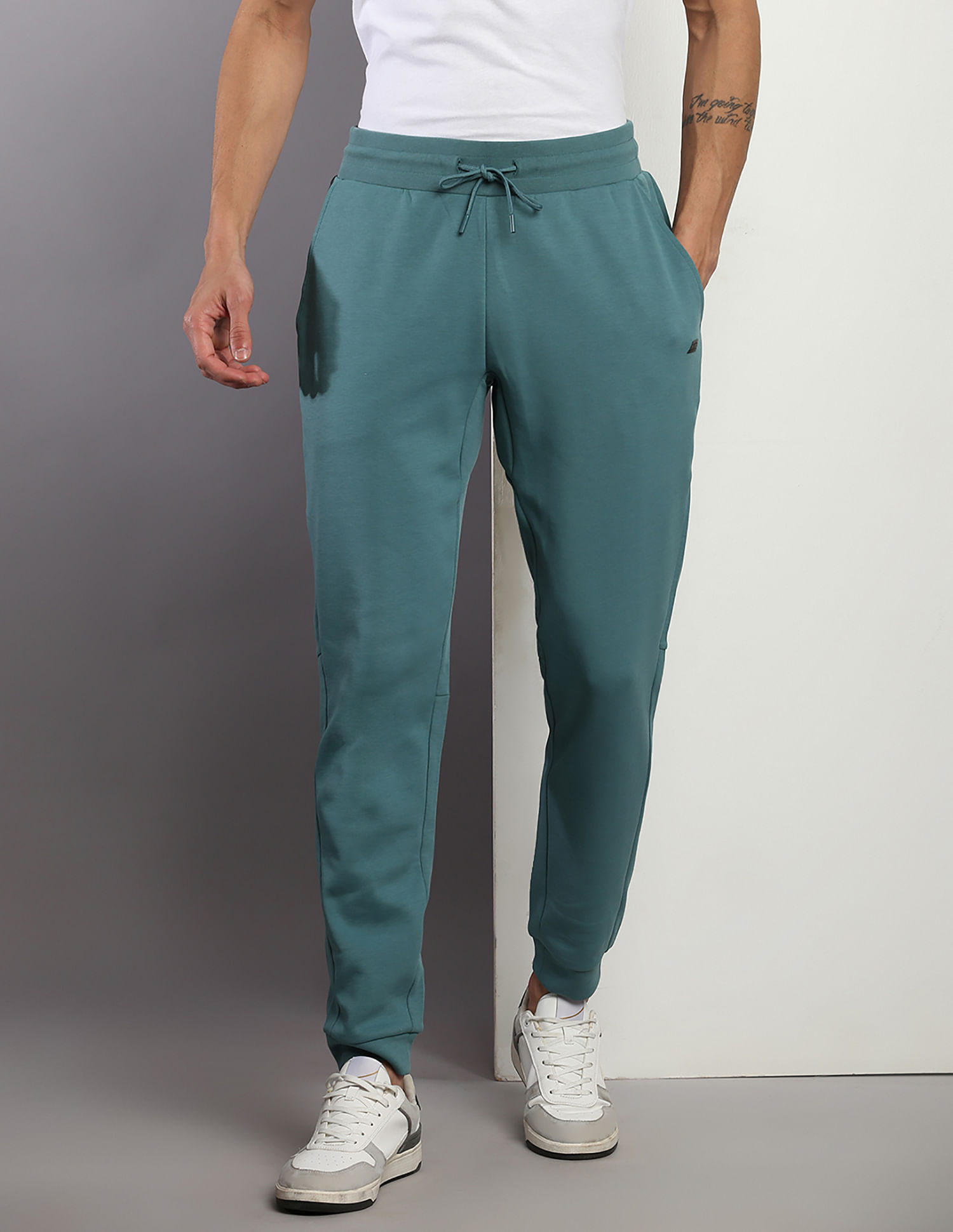 Buy Tommy Hilfiger Mid Rise Solid Essential Sweatpants