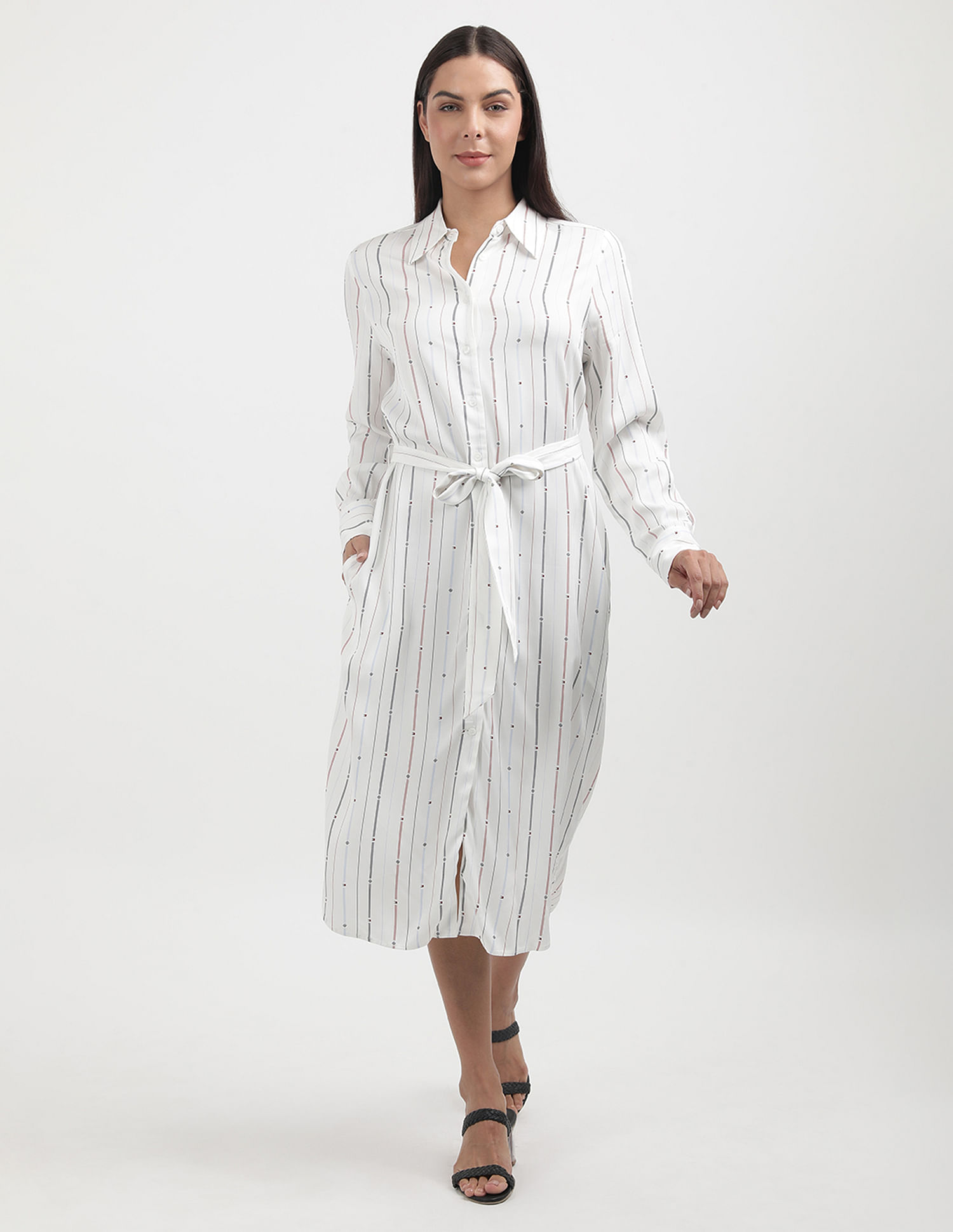 Tommy Hilfiger Foulard Knee Shirt dress
