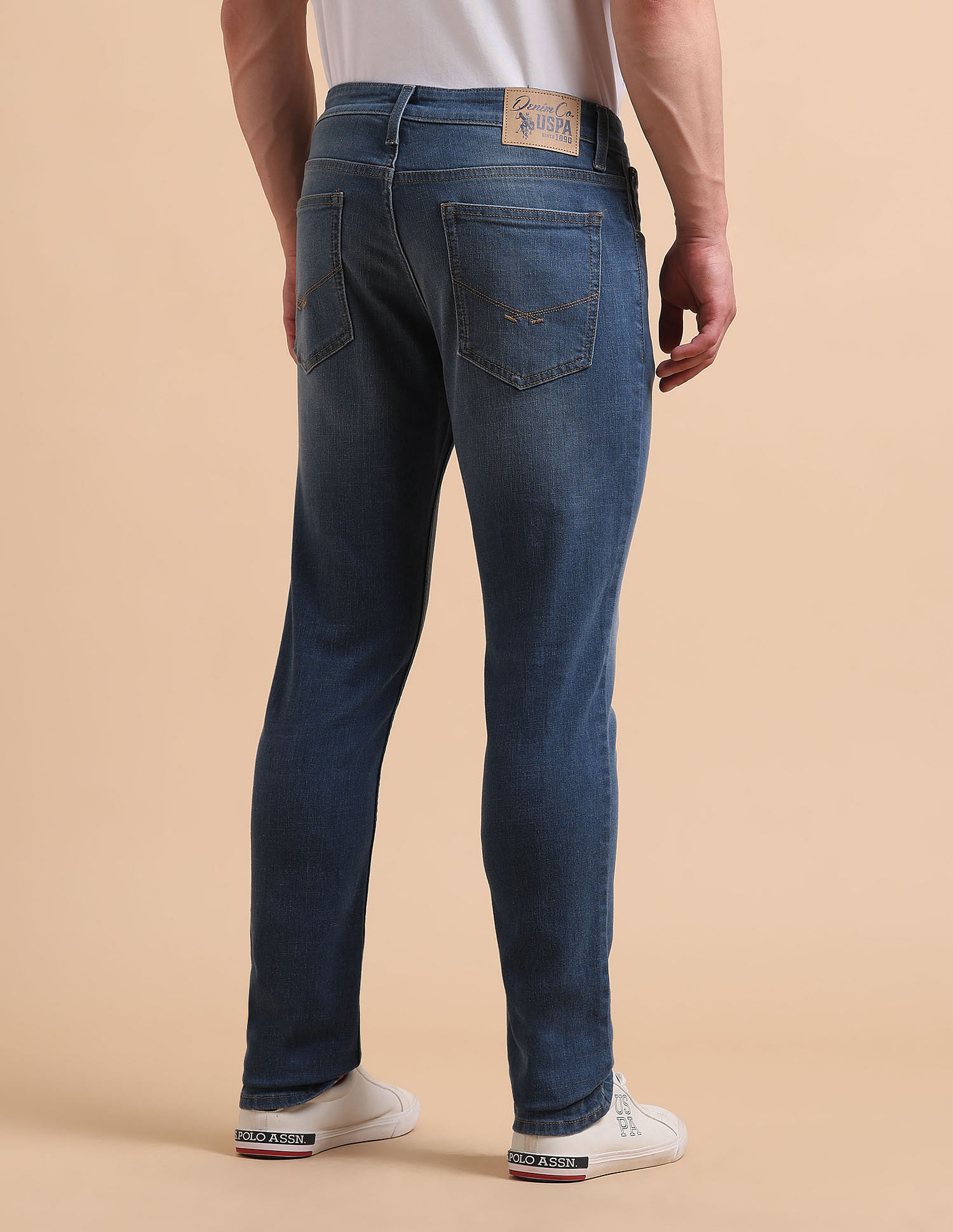 U.S. Polo Assn. Denim Co. Brandon Slim Tapered Fit Blue Jeans