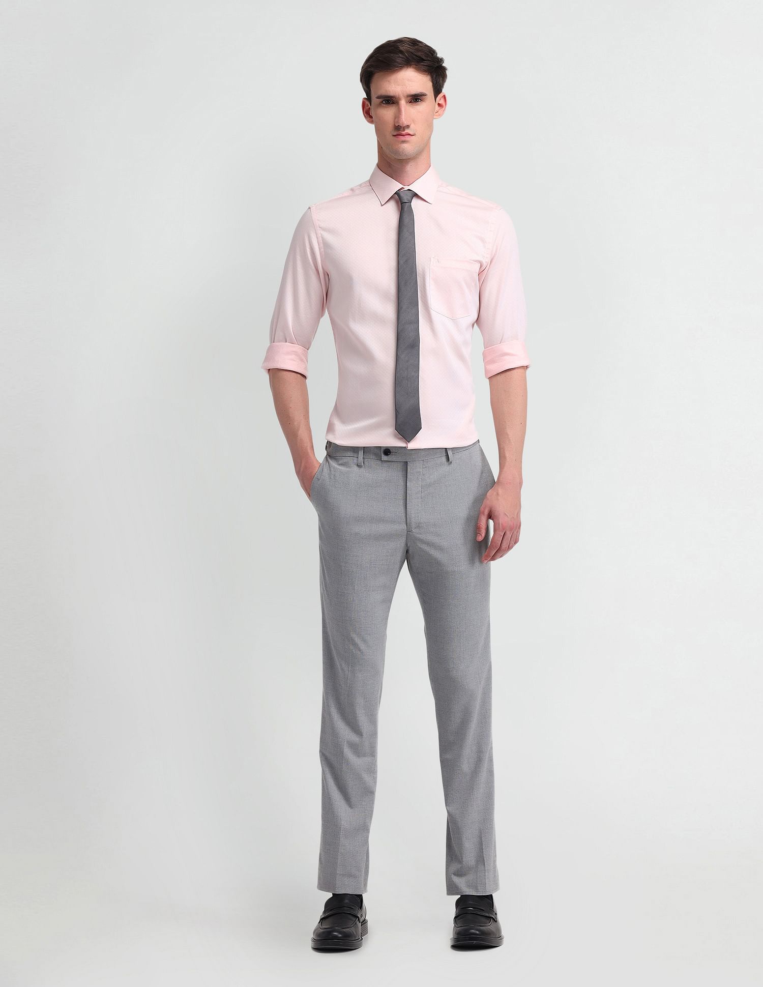 Arrow Liberty Classic Fit Textured Shirt
