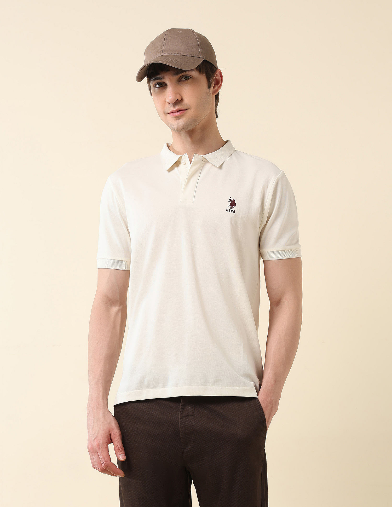 U.S. Polo Assn. Slim Fit Varsity Polo Shirt