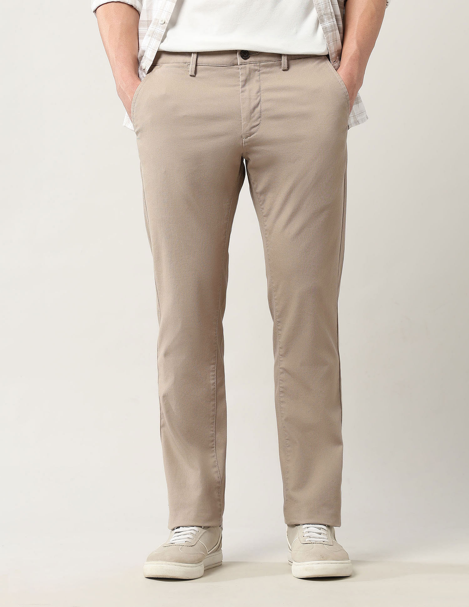 Arrow Sport Slim Fit Dobby Trousers