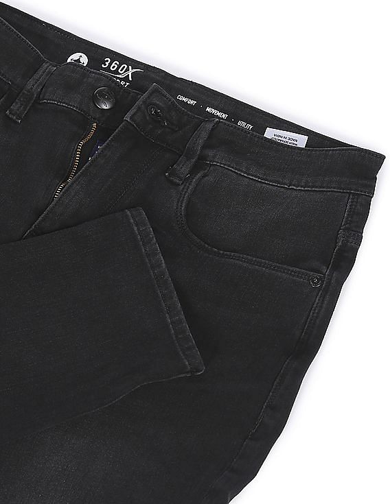 U.S. Polo Assn. Denim Co. Henry Tapered Cropped Fit Black Jeans