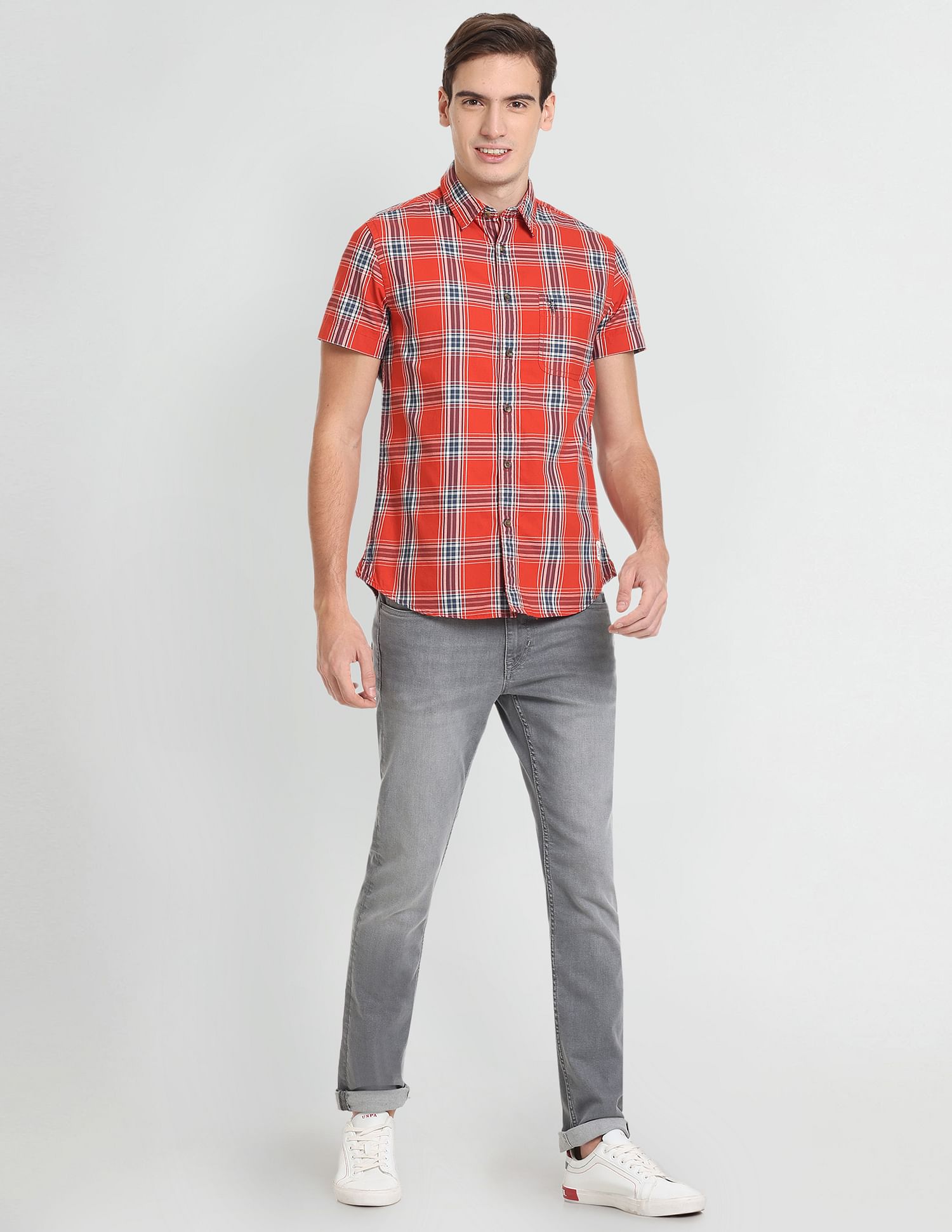 U.S. Polo Assn. Denim Co. Outdoor Check Twill Shirt