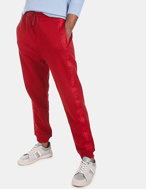 Tommy hilfiger 2025 red sweatpants