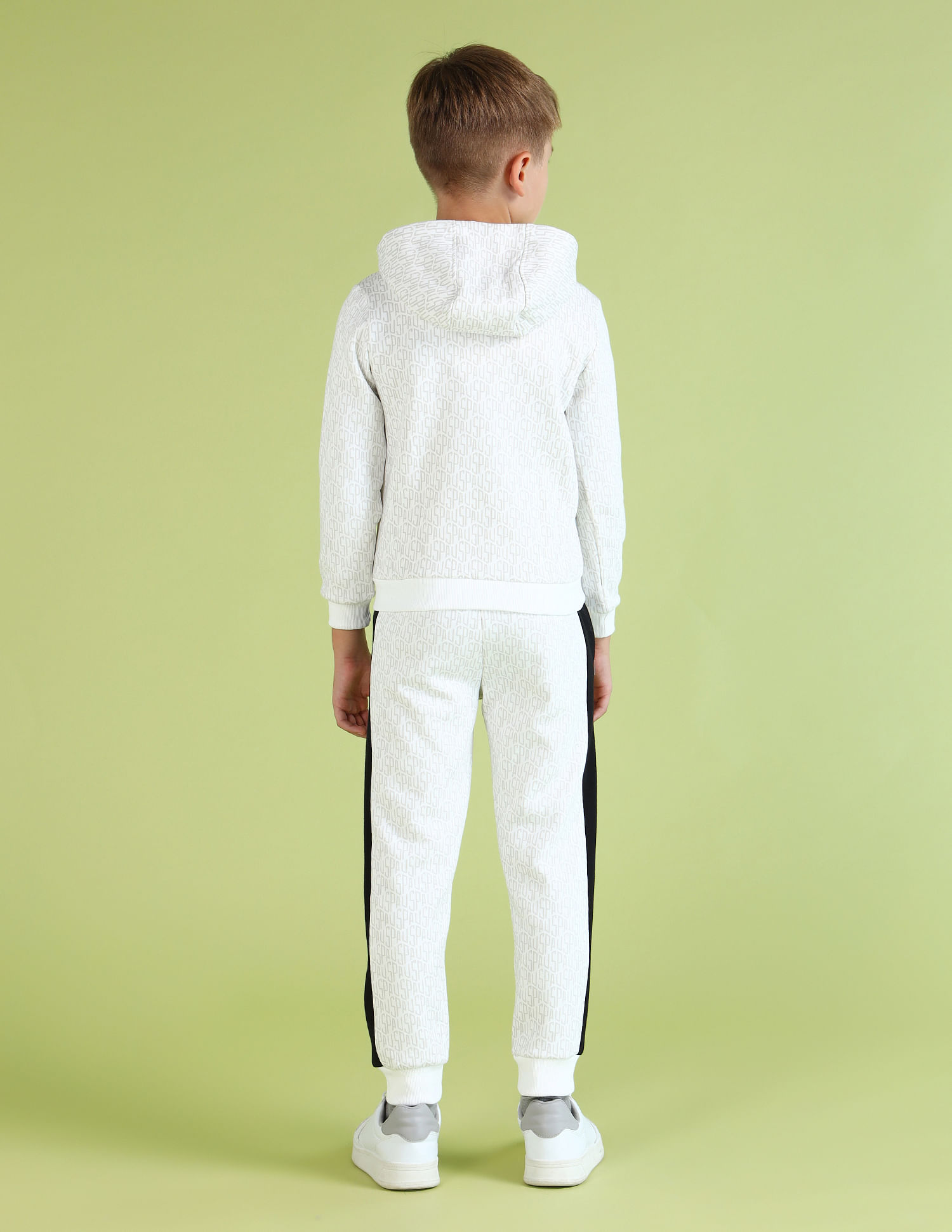 U.S. Polo Assn. Kids Boys Brand Printed Hooded Sweatshirt