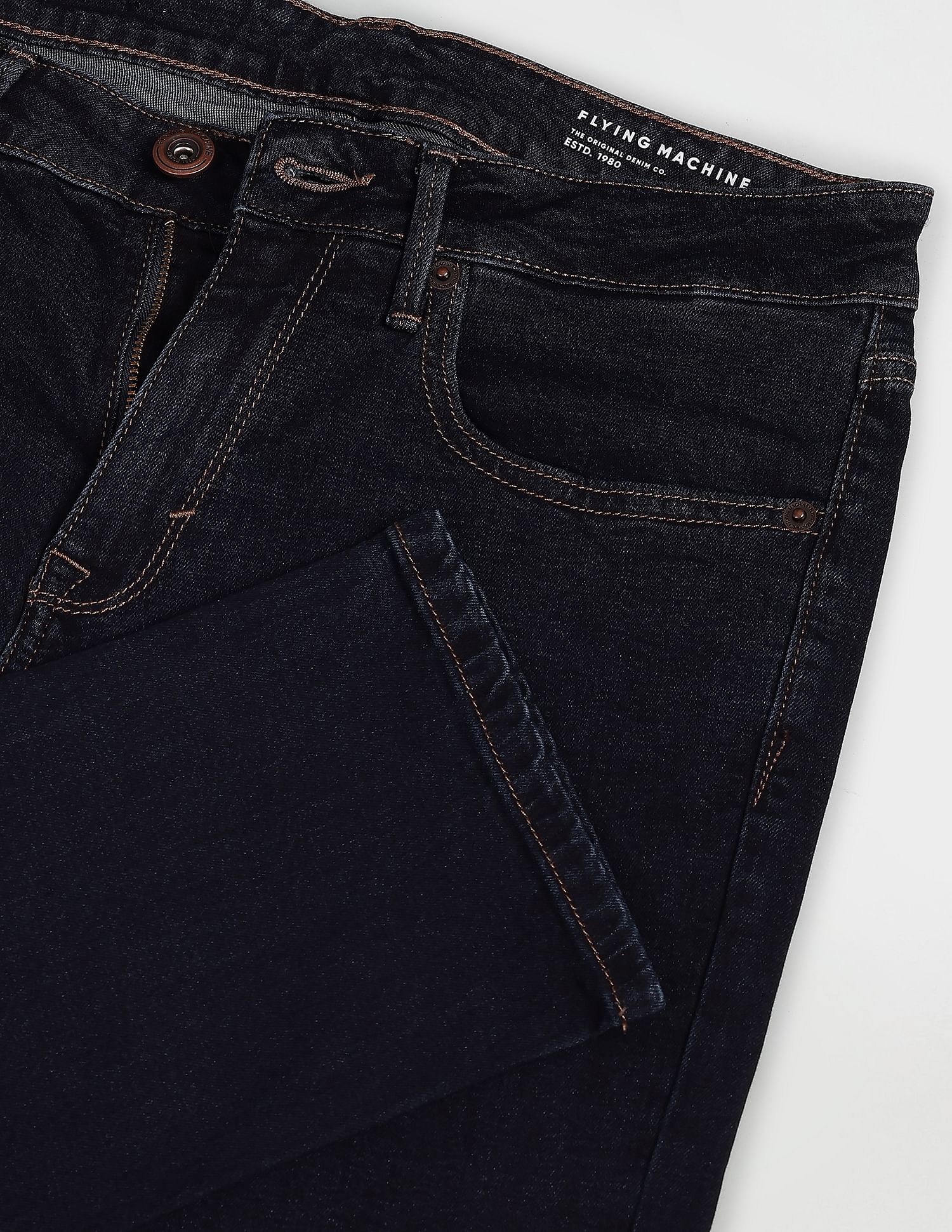 Flying Machine Michael Slim Tapered Rinsed Jeans
