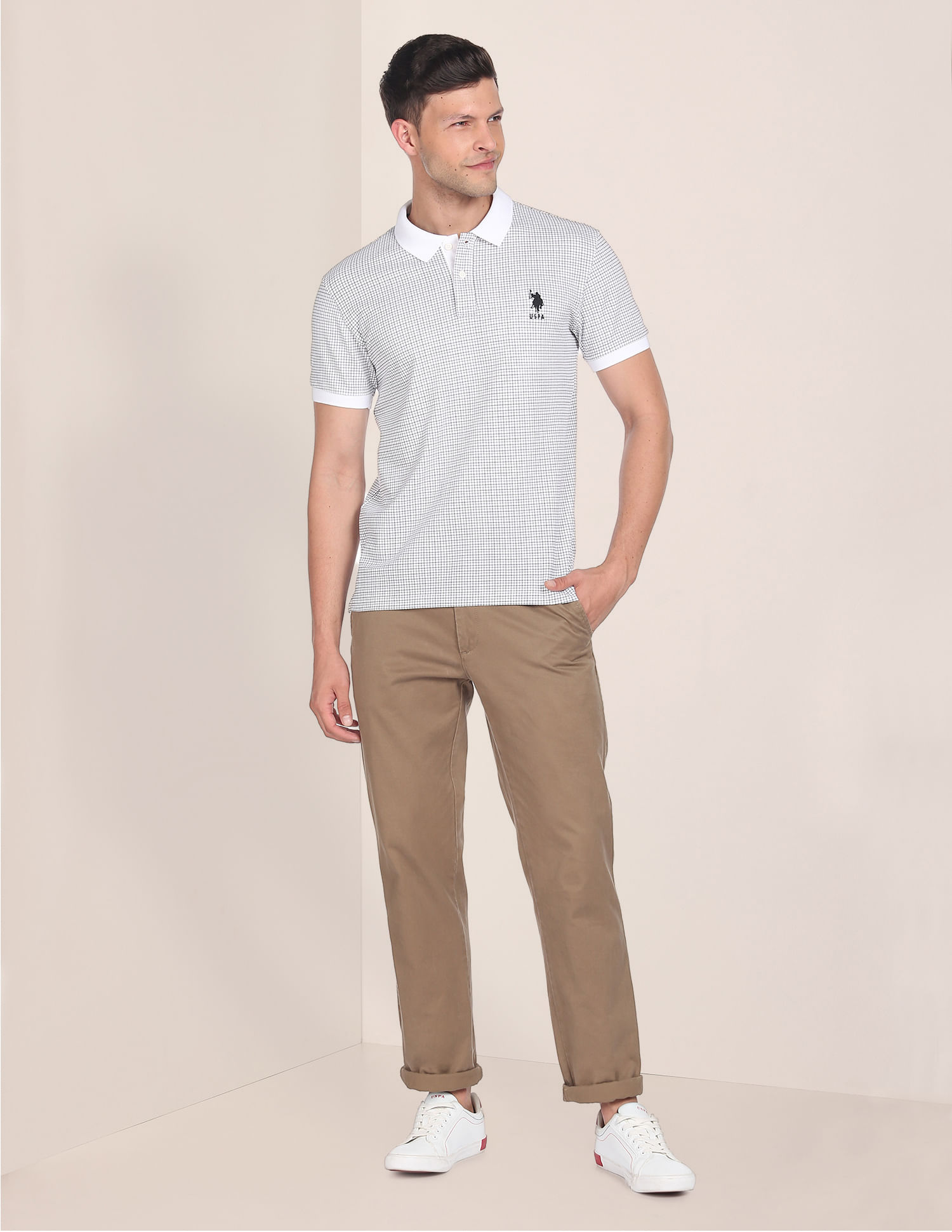 トップス NAMACHEKO Check-Pattern Polo Shirt Namacheko - Check