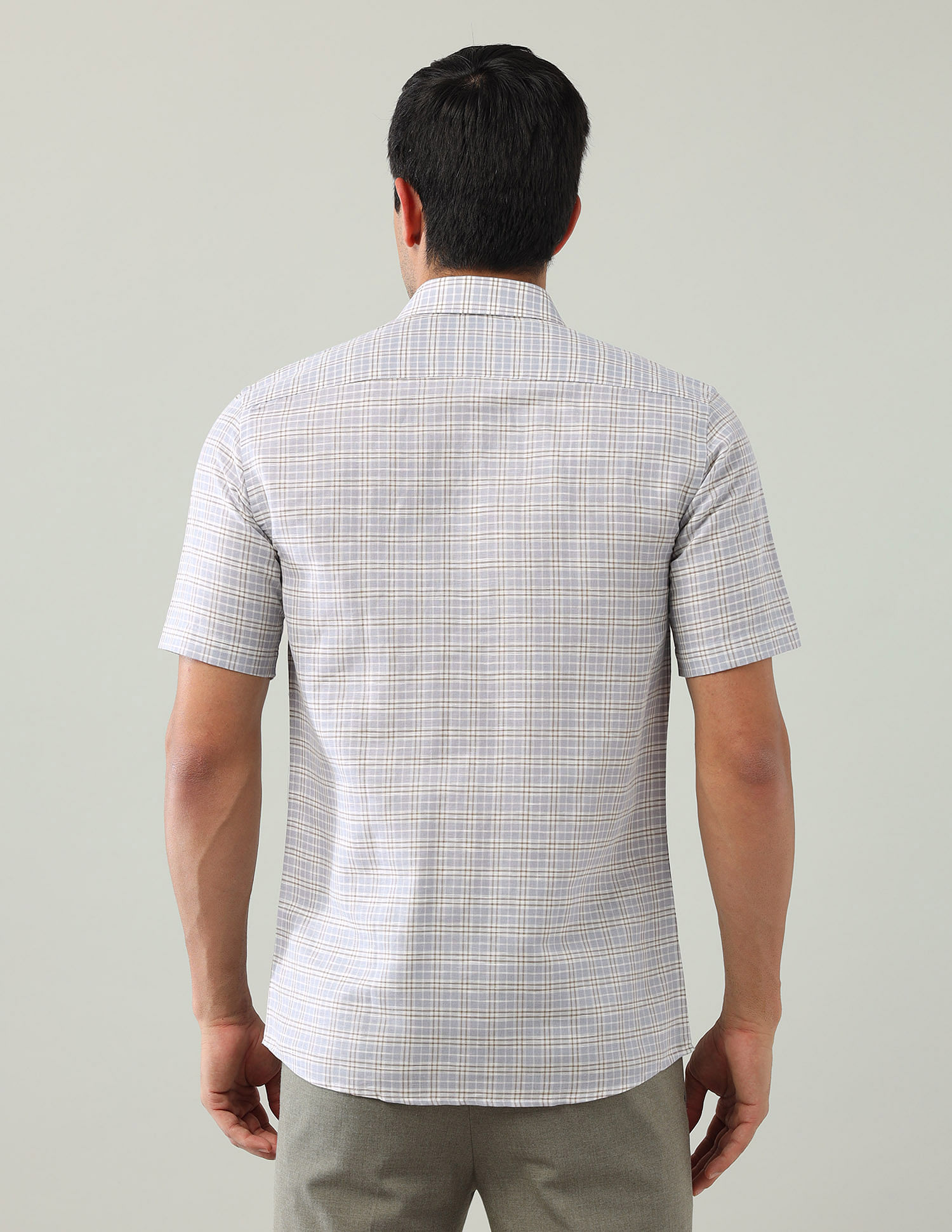 Arrow Grid Tattersall Checked Liberty Classic Fit Shirt