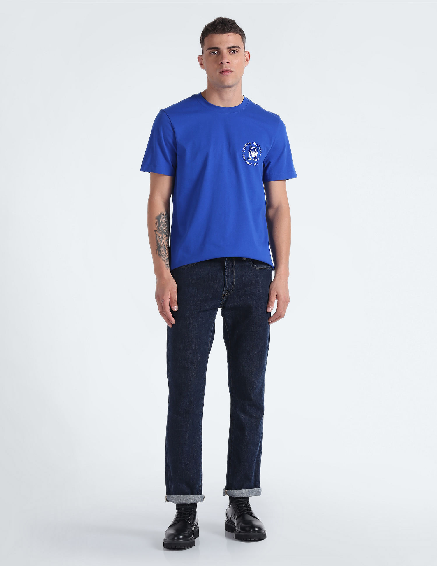 Tommy Hilfiger Round Monogram Ink Sustainable T-Shirt