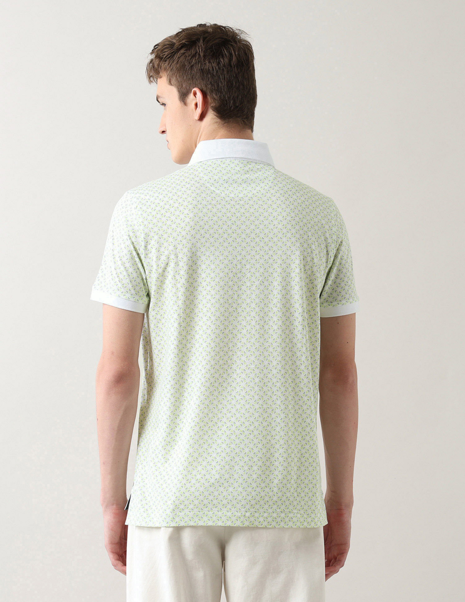 Arrow Geometric Printed Regular Fit Polo Shirt