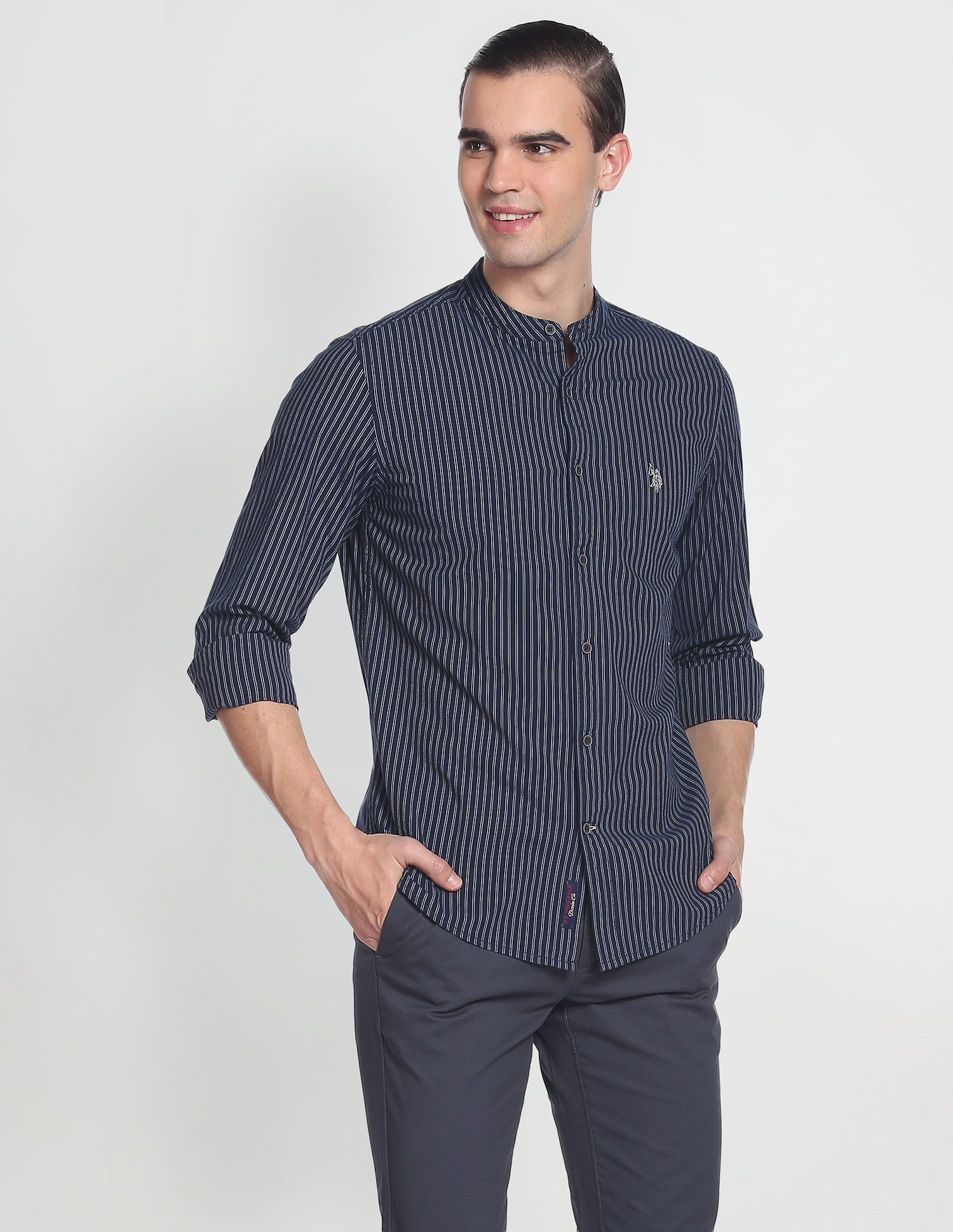 U.S. Polo Assn. Denim Co. Classic Striped Shirt