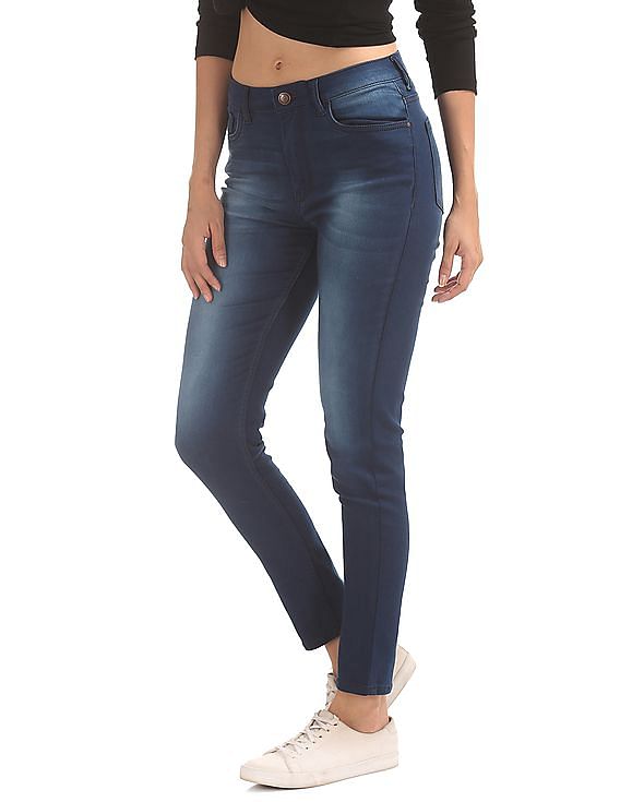 Flying Machine Women High Rise Skinny Fit Jeans