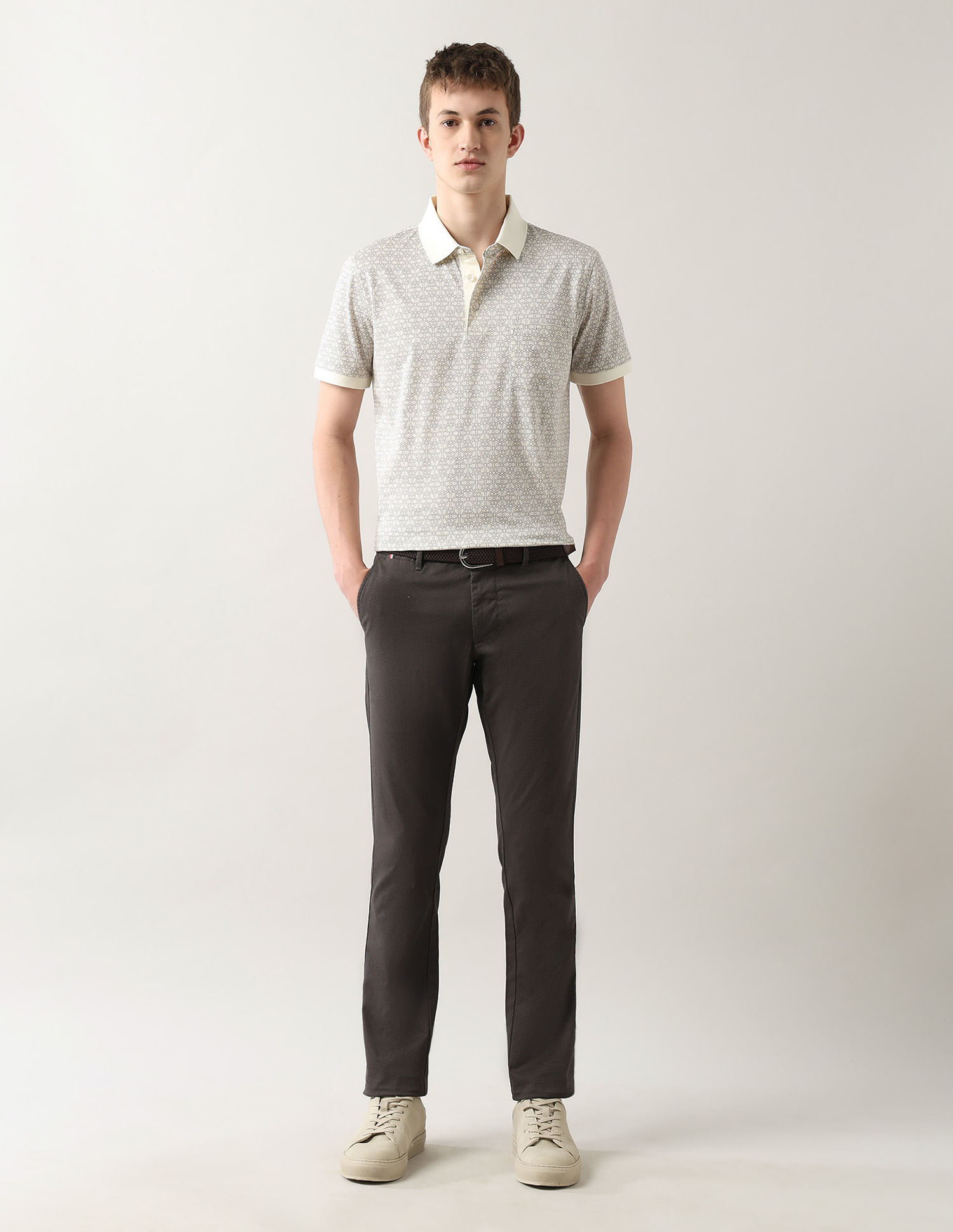 Arrow Pure Cotton Night Is Young Polo Shirt