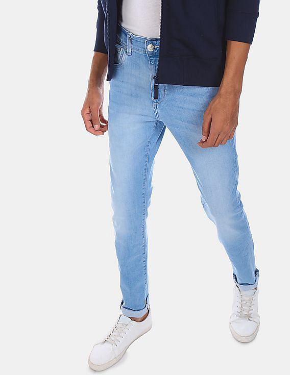 light blue polo jeans
