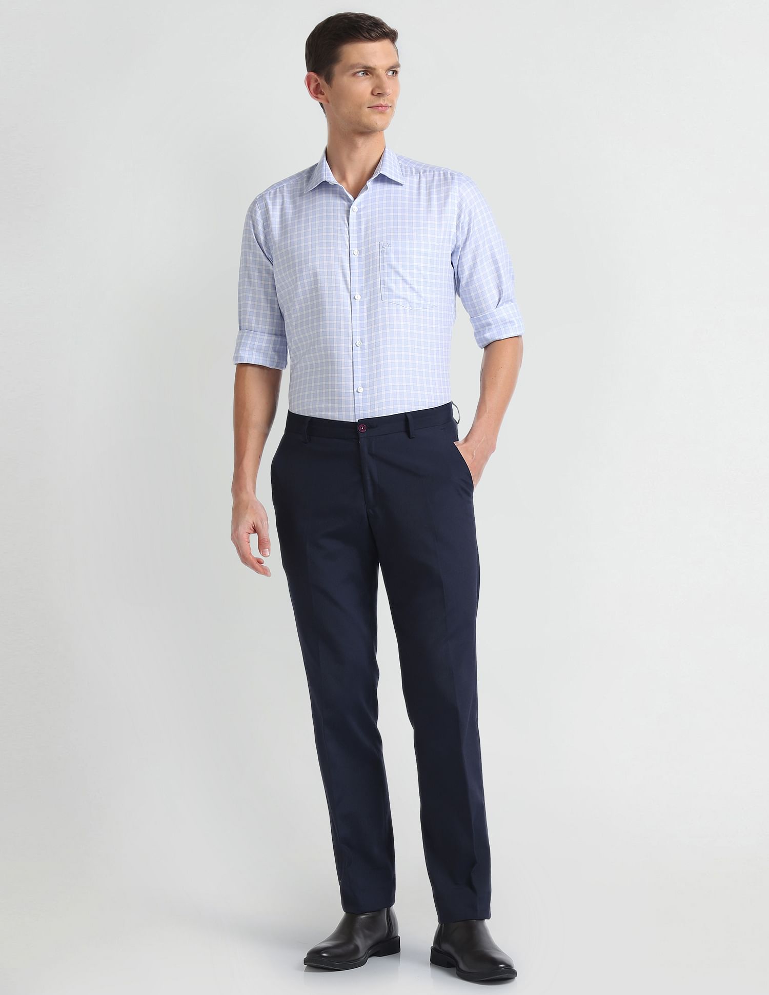 Arrow Pure Cotton Check Shirt