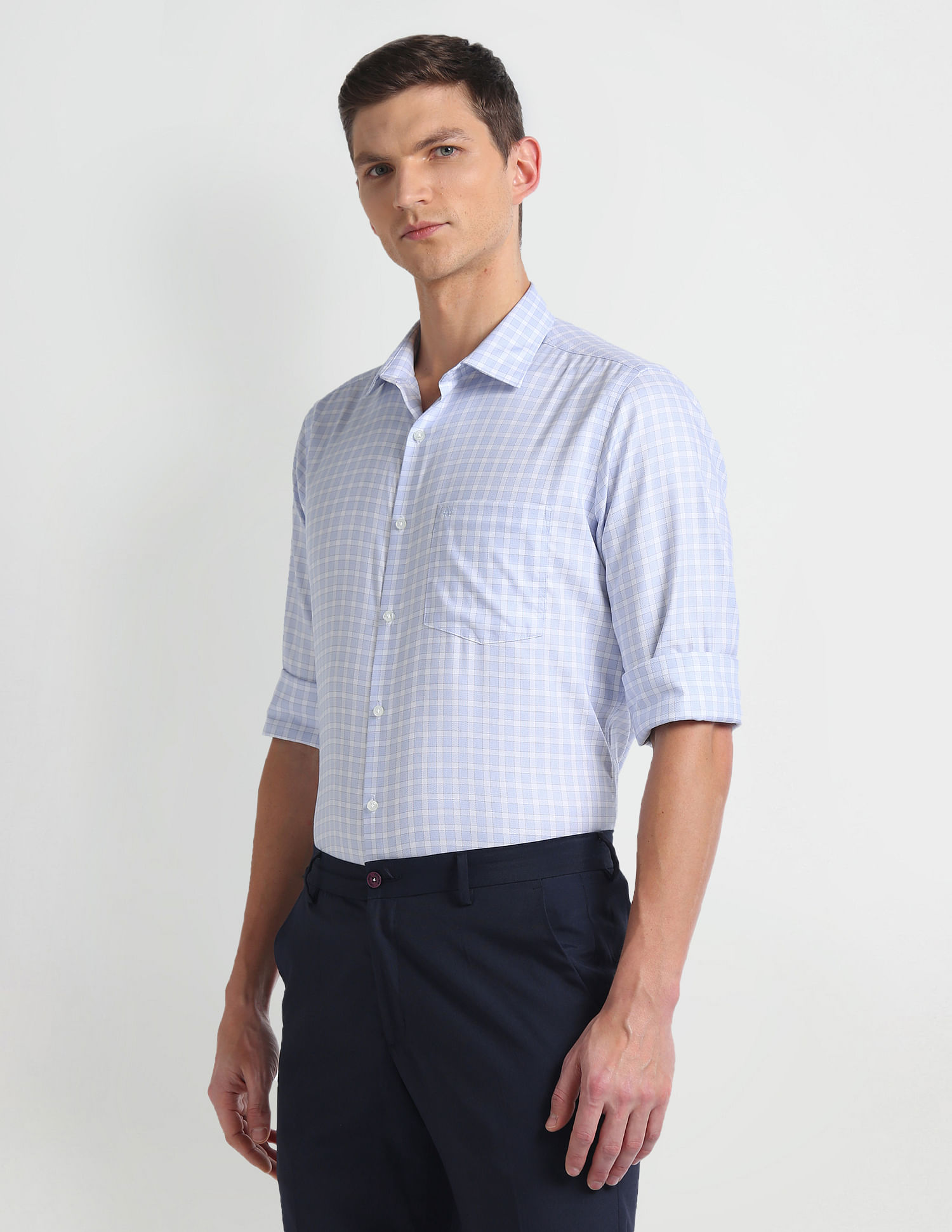 Arrow Pure Cotton Check Shirt