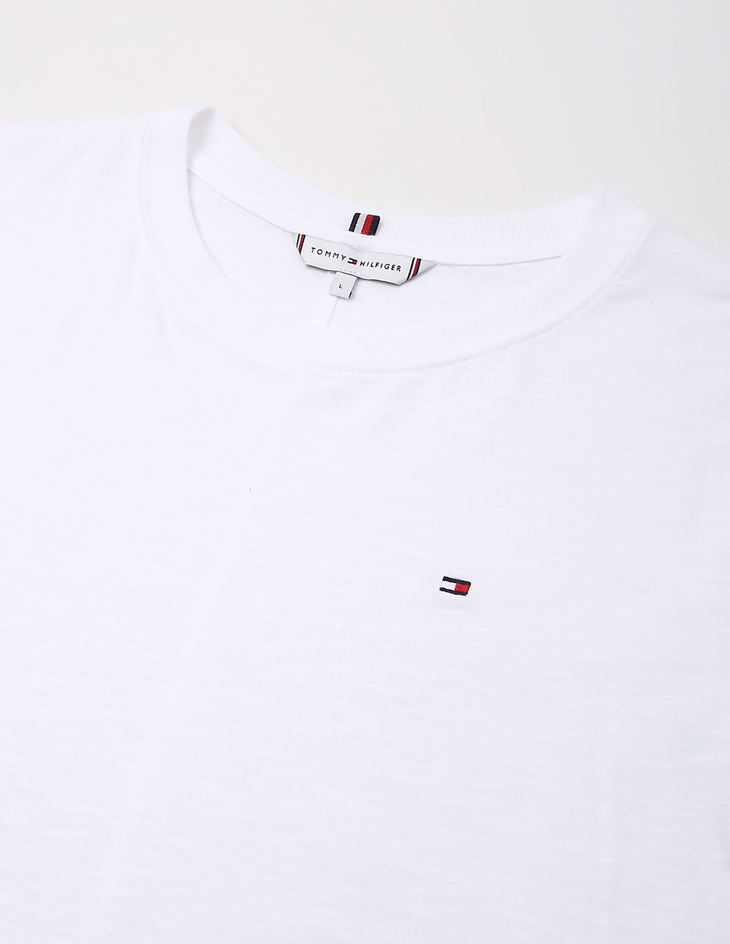 Tommy Hilfiger Solid Regular-Fit Cotton T-Shirt