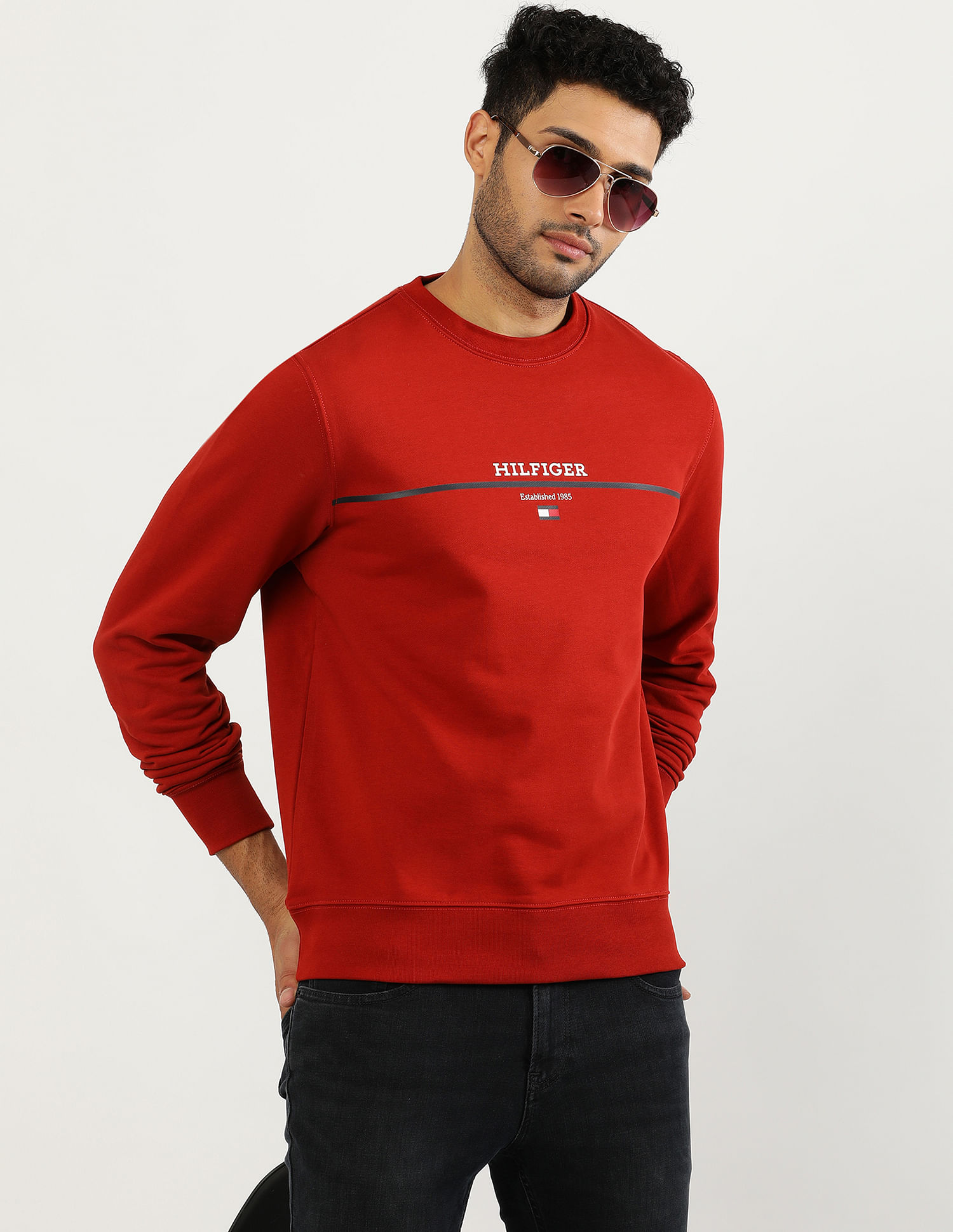 Tommy Hilfiger Sustainable Stripe Terry Sweatshirt