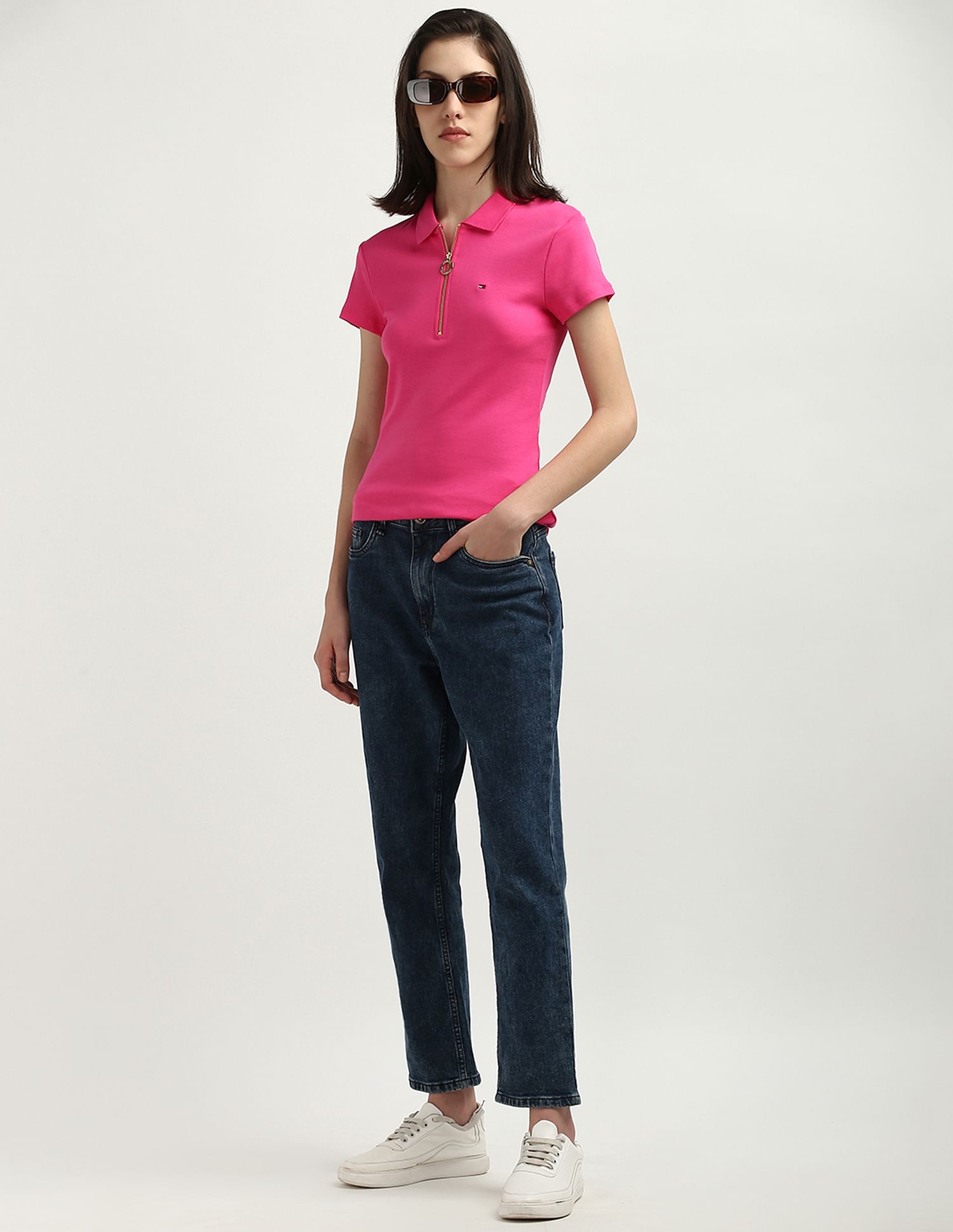 Tommy Hilfiger Mango Slim Zip Polo Shirt