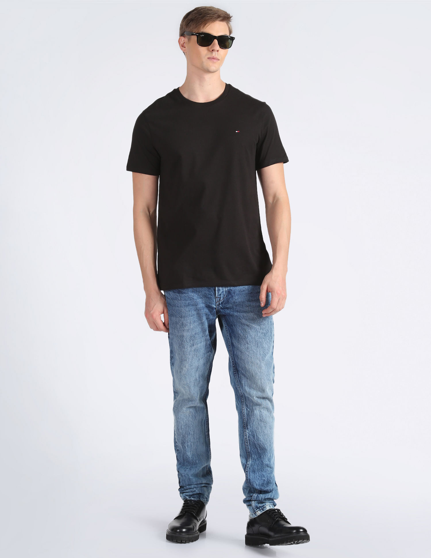 Tommy Hilfiger Solid Cotton T-Shirt
