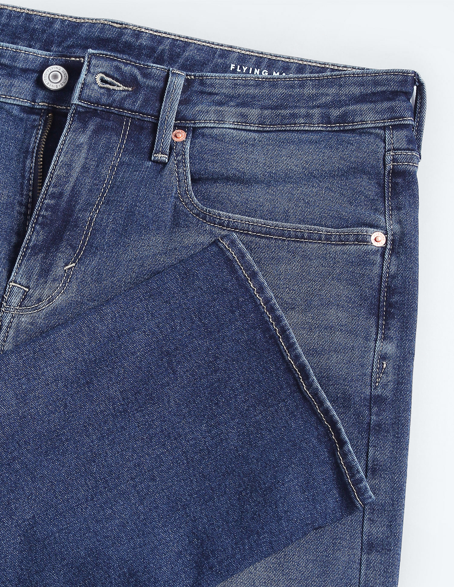 Flying Machine F-Jango Relaxed Straight Fit Jeans