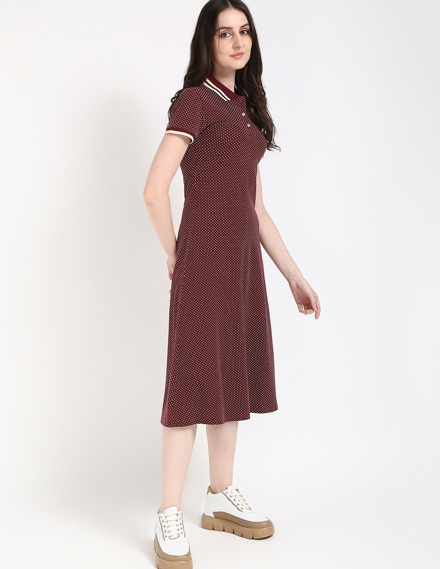 Tommy Hilfiger Cotton Polo Collar T-Shirt Dress