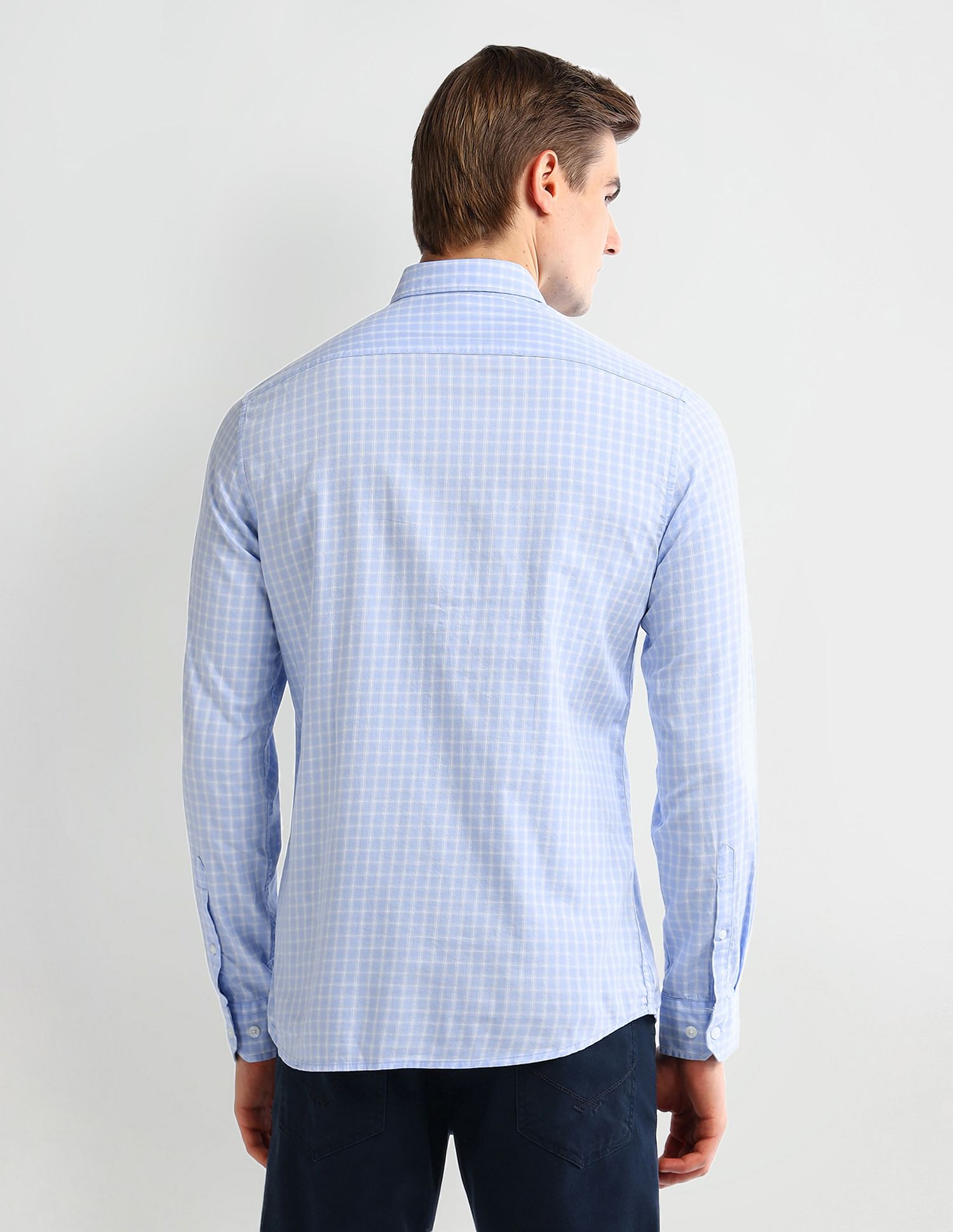 Arrow Sport Manhattan Slim Fit Cotton Shirt