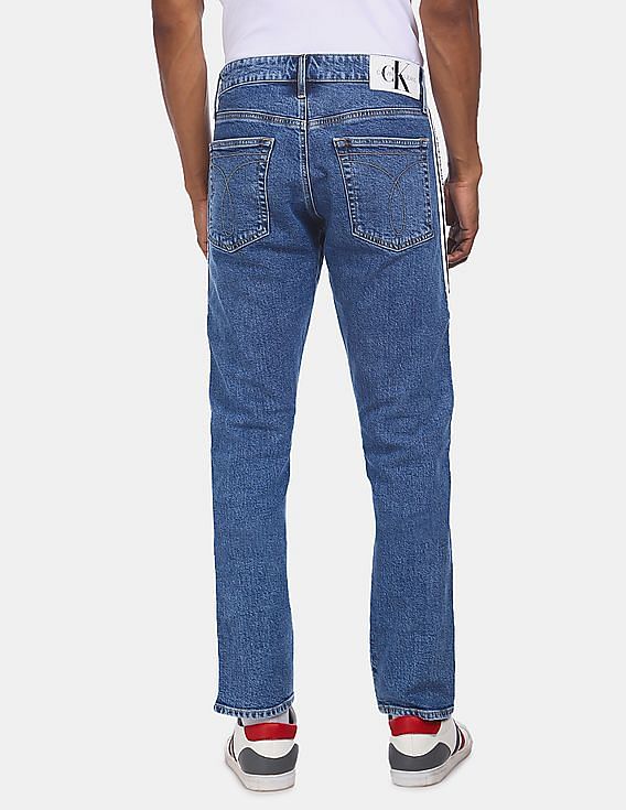 Calvin klein taped jeans best sale