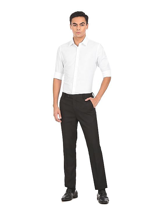 calvin klein tuxedo shirt slim fit