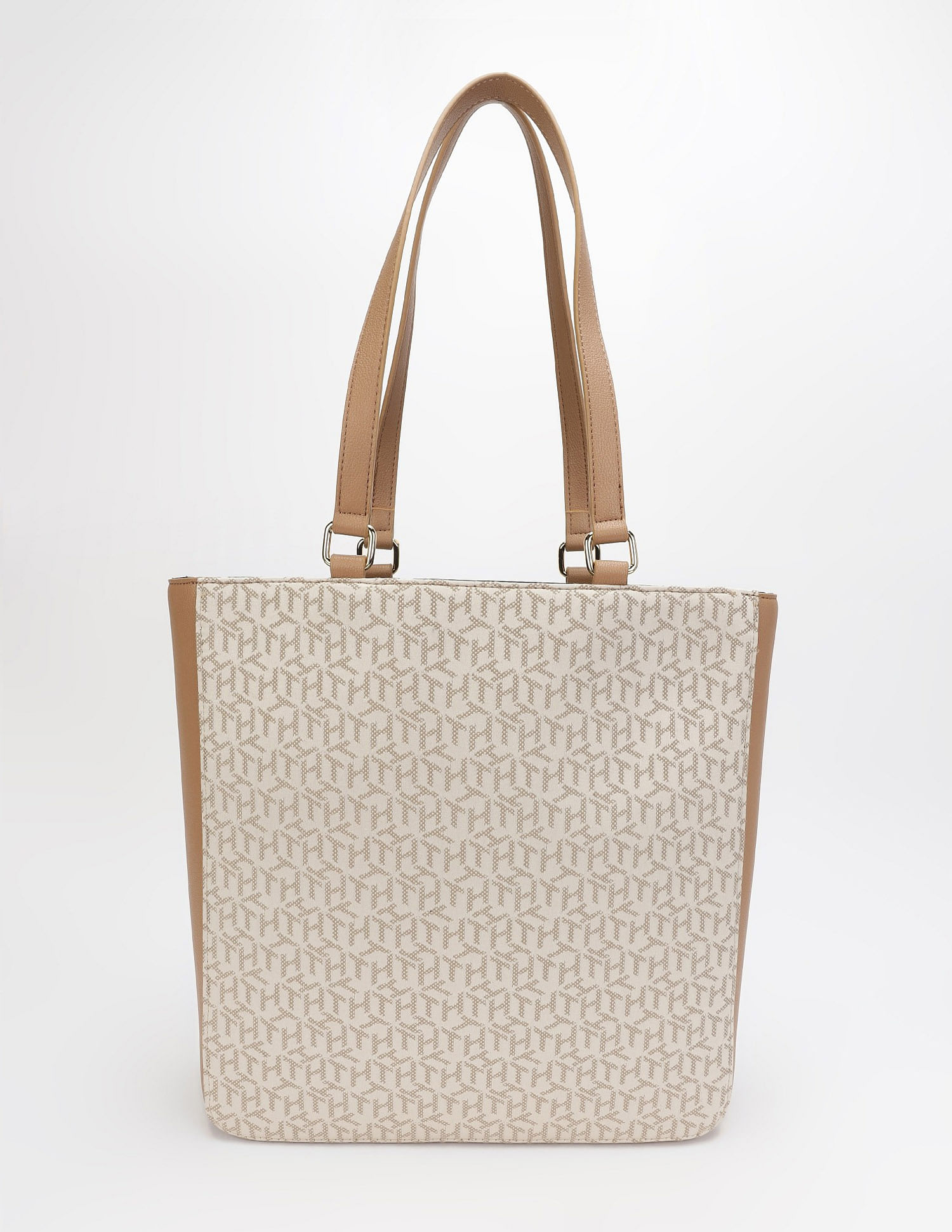 Tommy Hilfiger Logo White Polyester Tote Bag