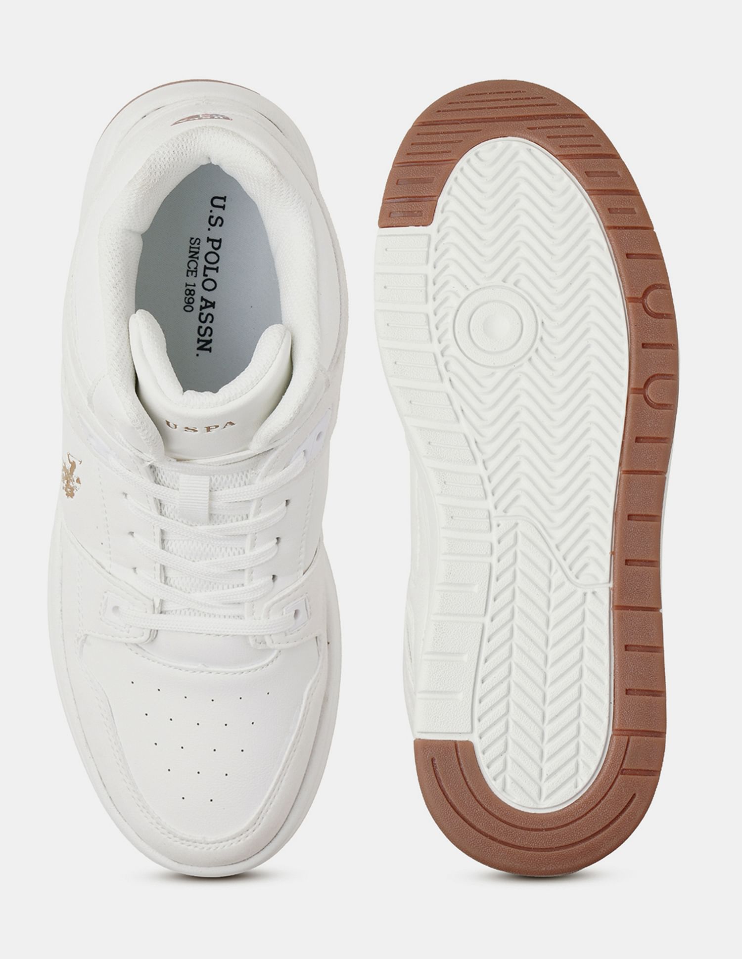 U.S. Polo Assn. Men Bruce Mid Top Sneakers