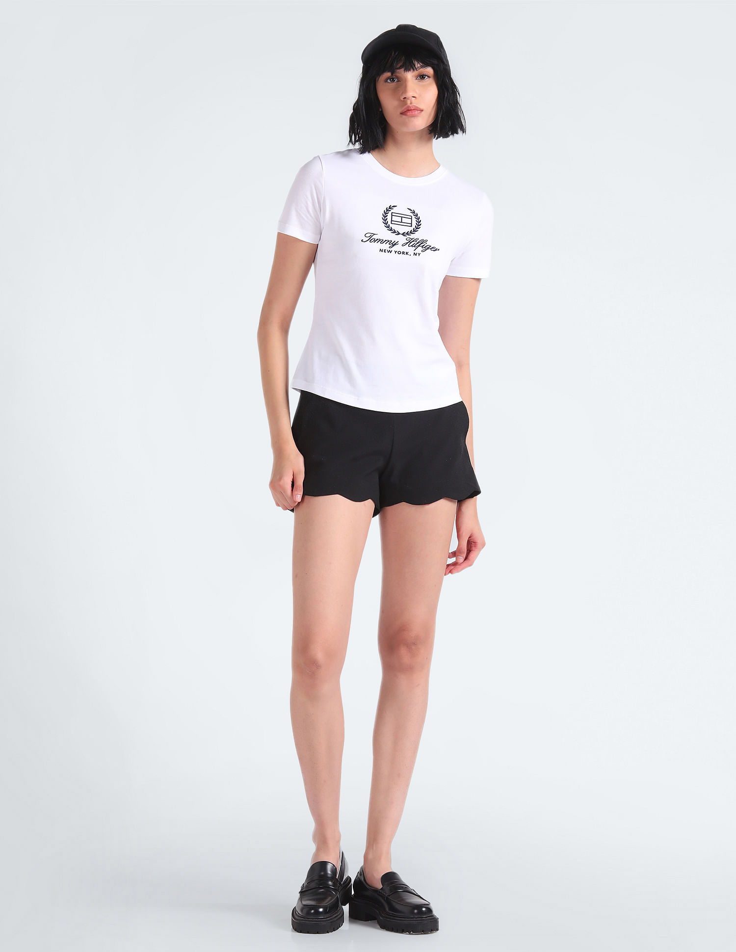 Tommy Hilfiger Flag Script Slim T-Shirt