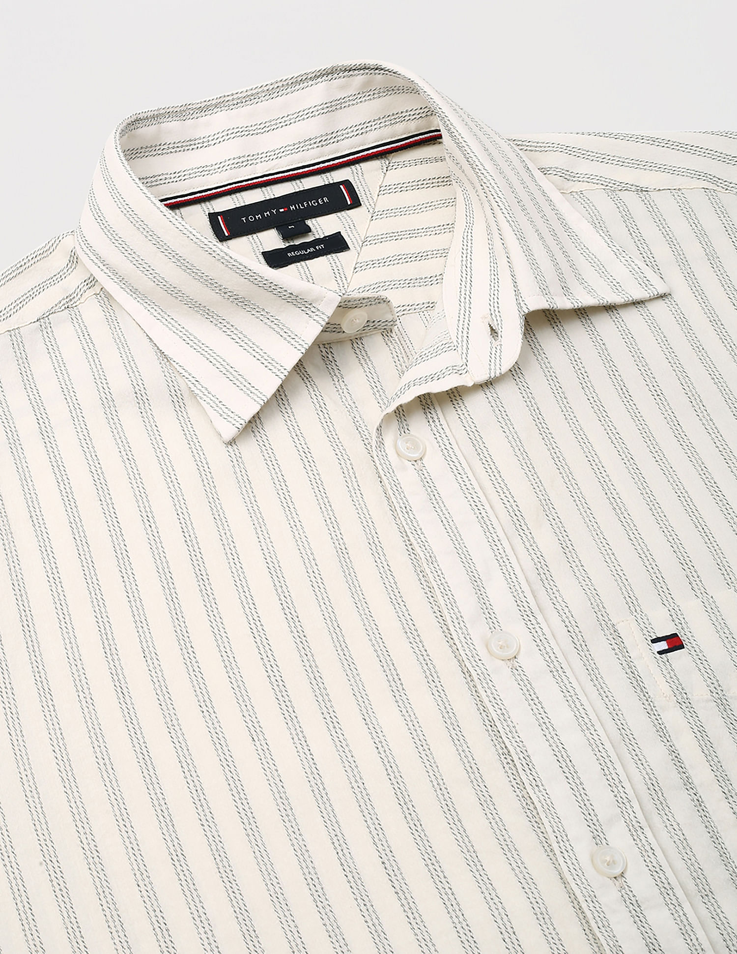 Tommy Hilfiger Vertical Striped Dobby Shirt