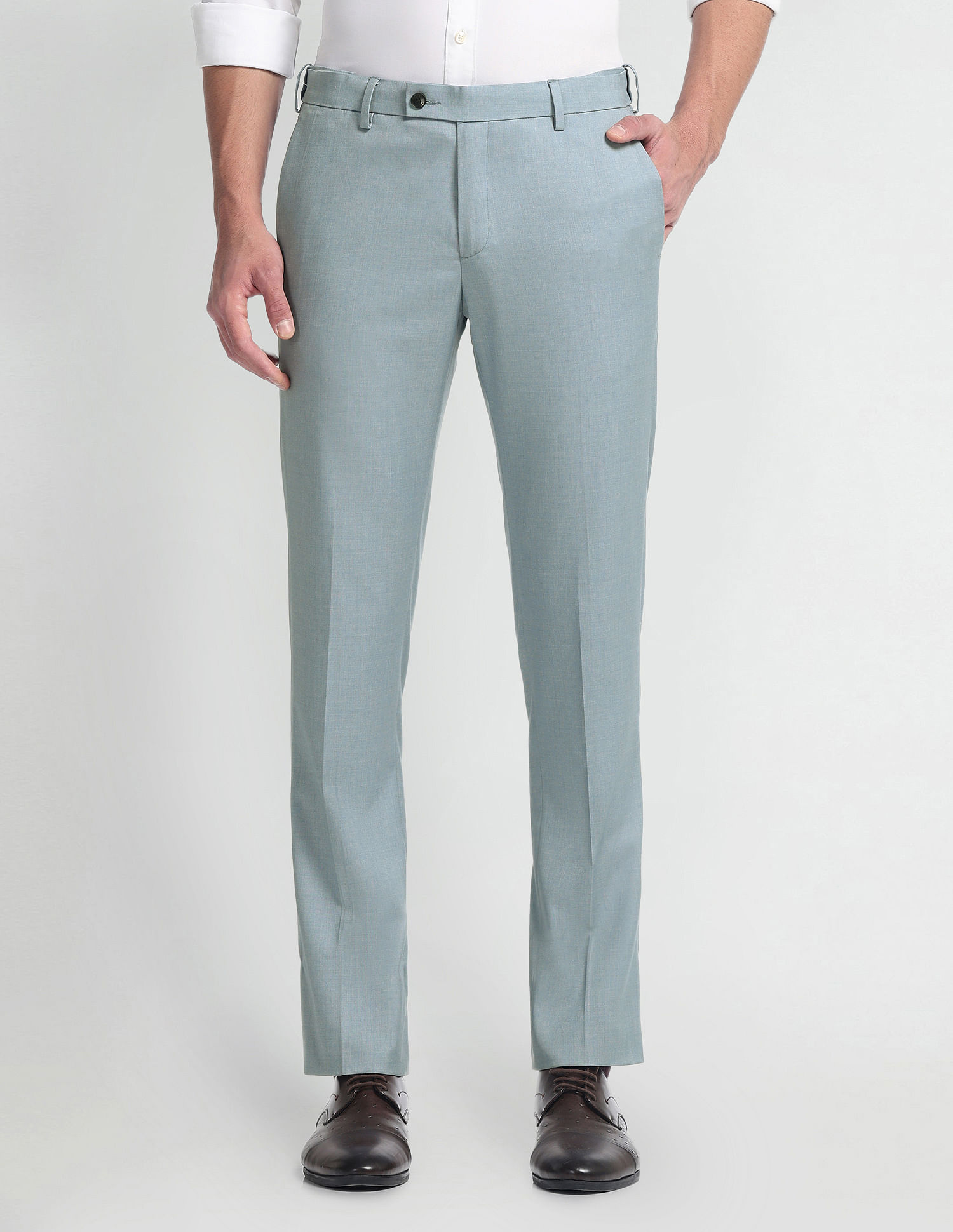 Arrow Heathered Slim Autoflex Trousers
