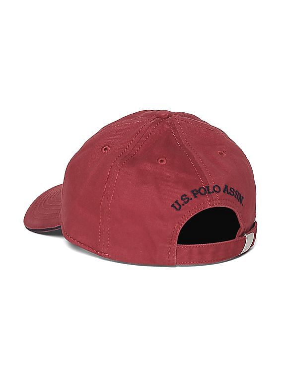 U.S. Polo Assn. Red Brand Embroidered Panelled Cap