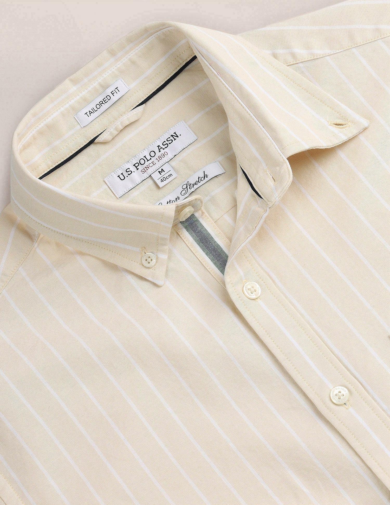 U.S. Polo Assn. Vertical Stripe Tailored Fit Shirt