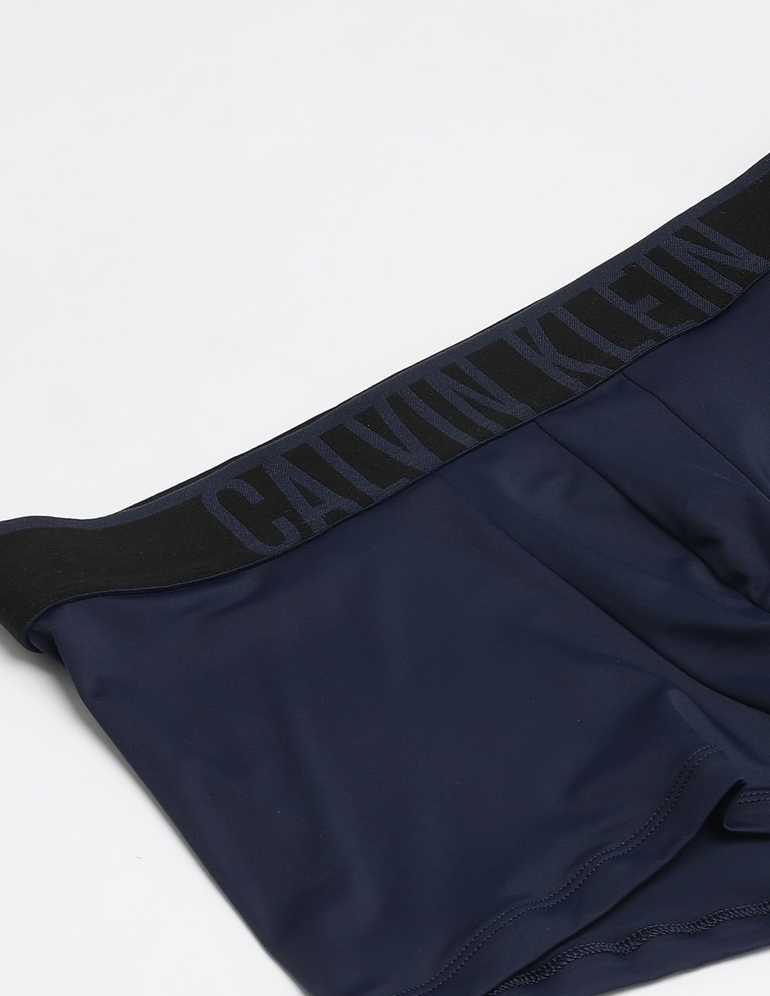 Calvin Klein Underwear Low Rise Solid Blue Trunks