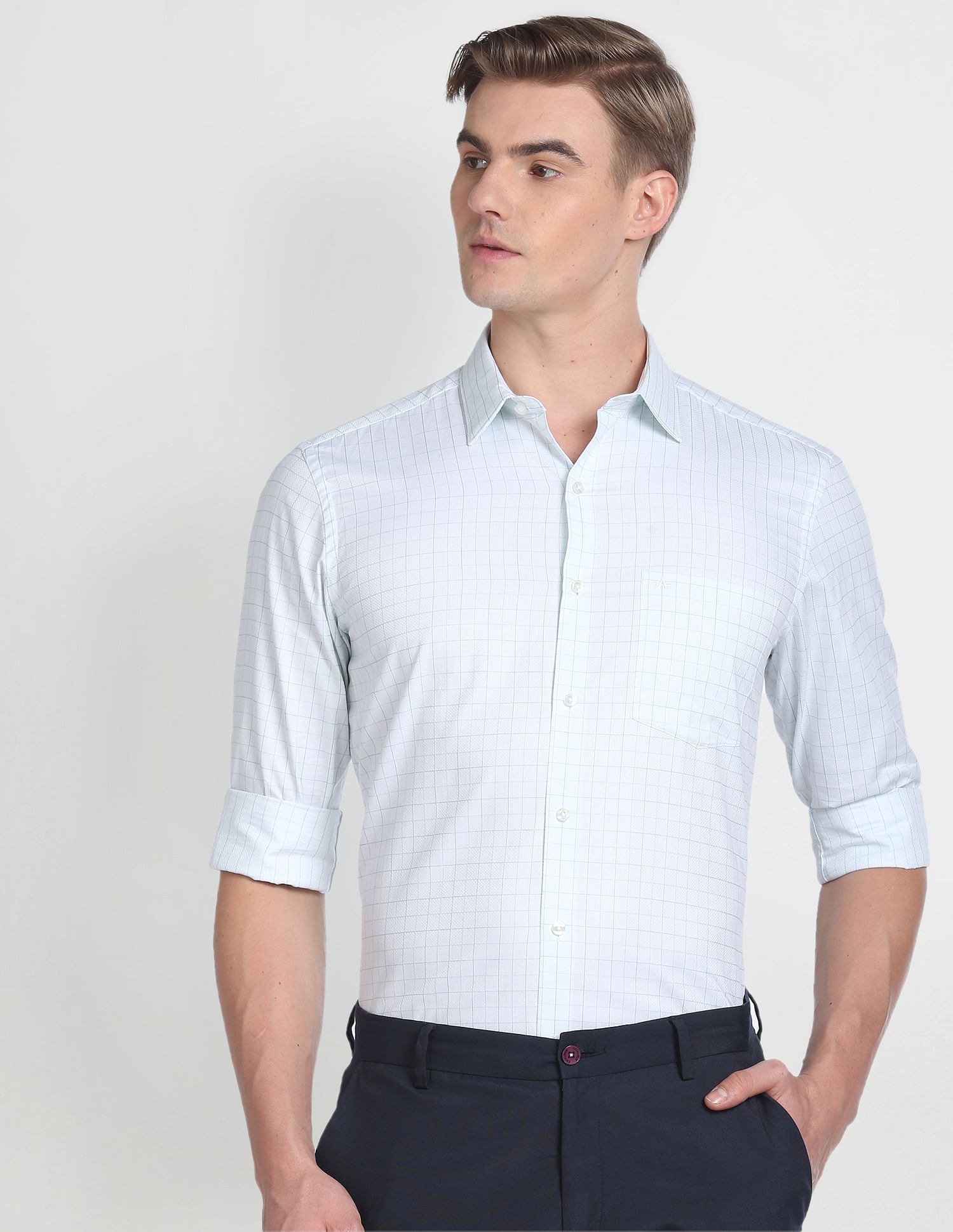Arrow Graph Check Formal Shirt