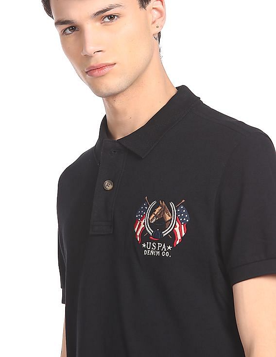 U.S. Polo Assn. Cotton Solid Polo Shirt