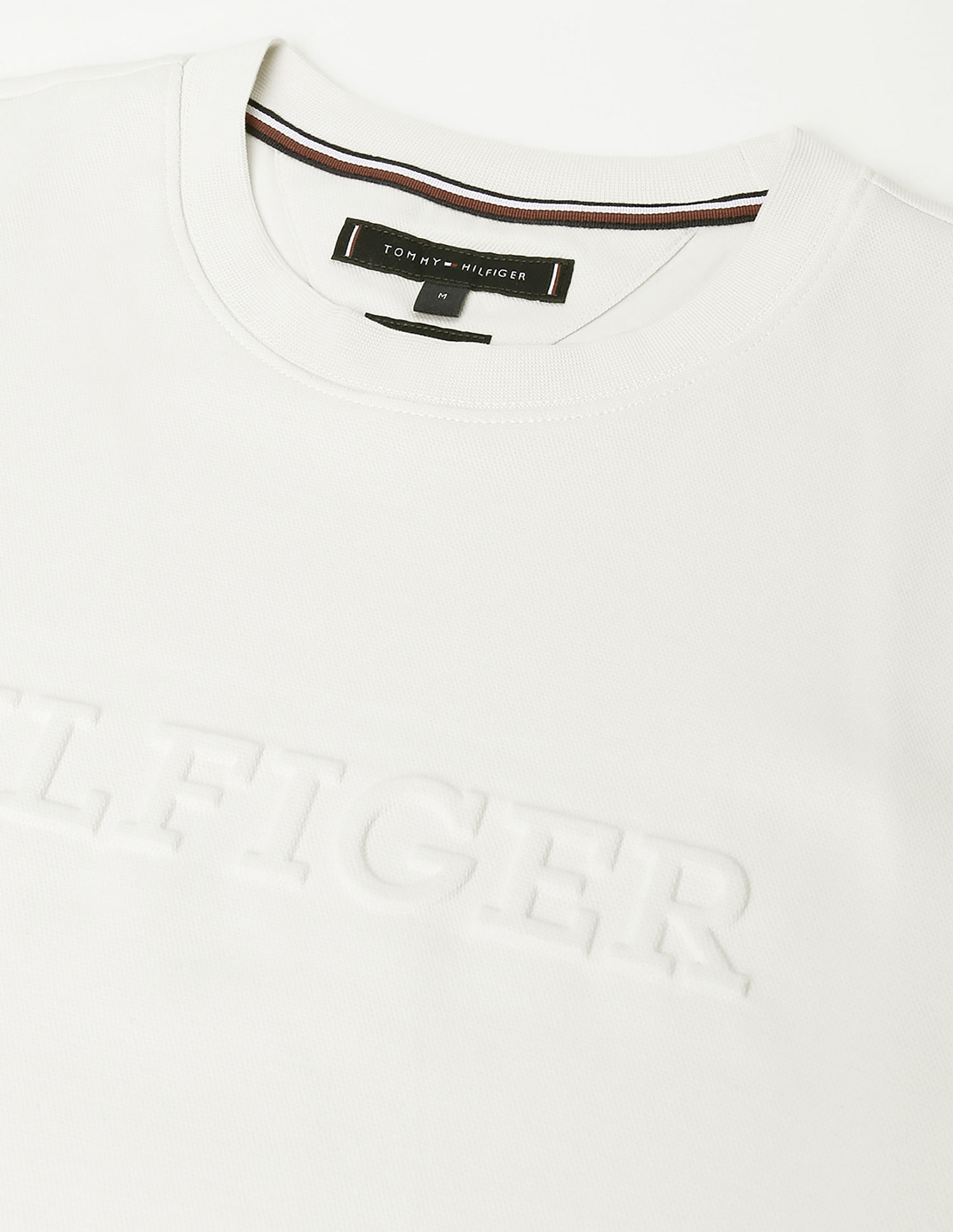 Tommy Hilfiger Embossed Monotype Pique T-Shirt