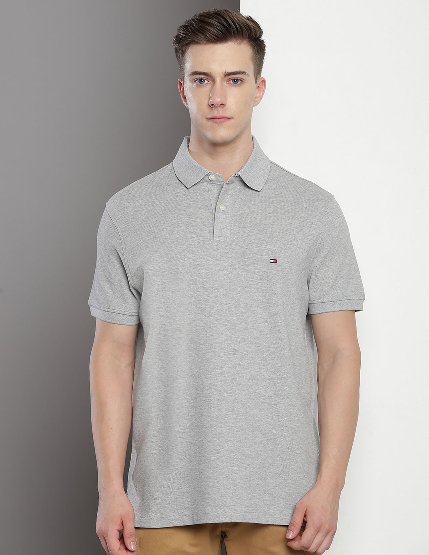 Tommy Hilfiger Sustainable Heathered Polo Shirt