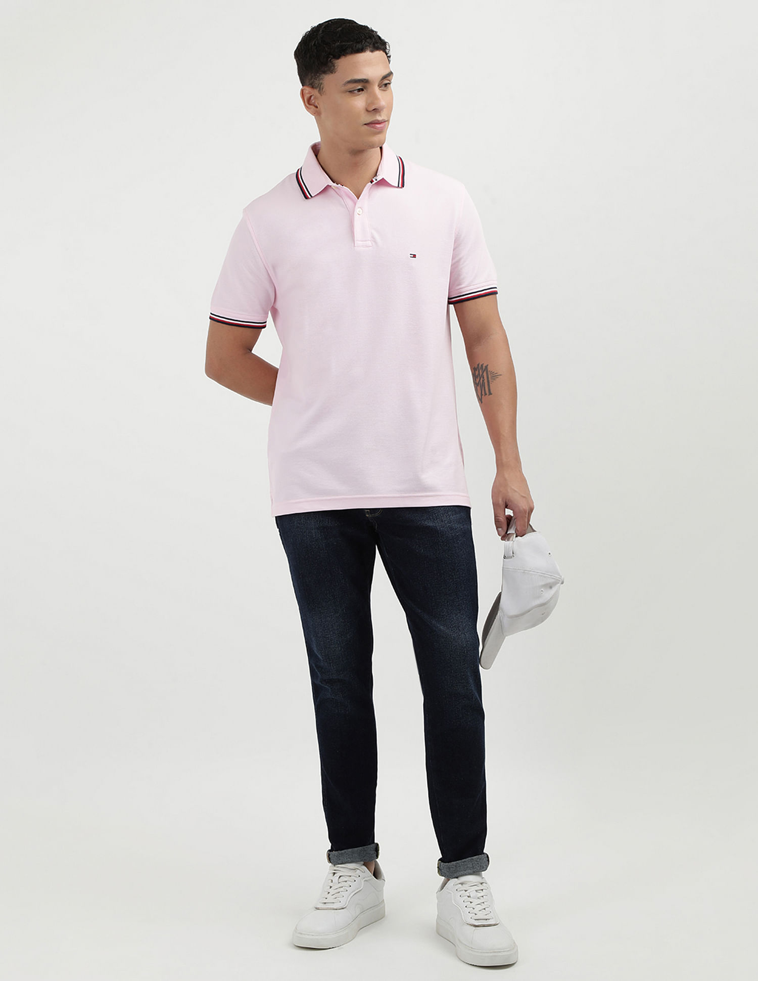Tommy Hilfiger Tipped Short Sleeve Polo Shirt