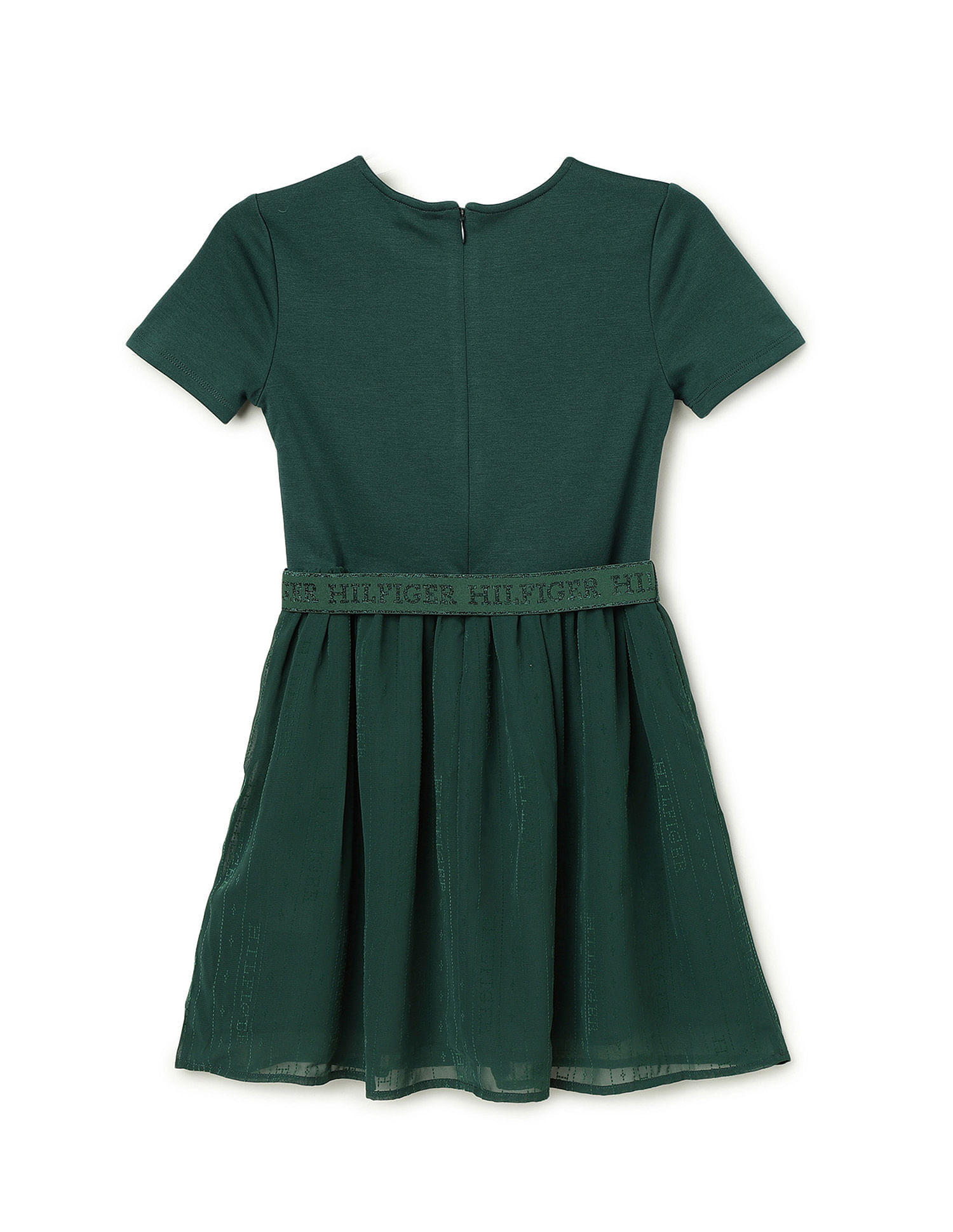 Tommy Hilfiger Kids Girls Hilfiger Punto Tulle Dress