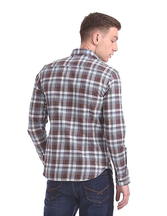 U.S. Polo Assn. Denim Co. Slim Fit Check Shirt