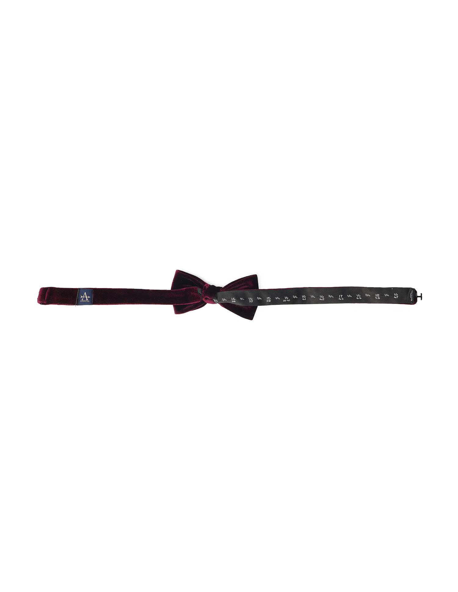 Arrow Men Pre Tied Velvet Bow Tie