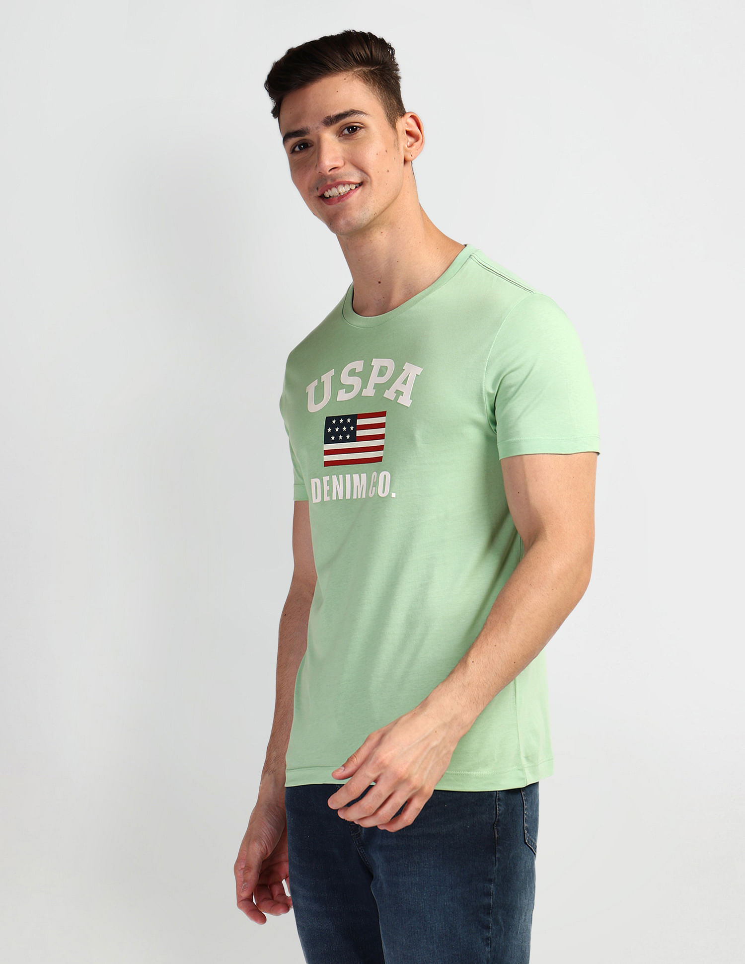 U.S. Polo Assn. Denim Co. Brand Print Muscle Fit T-Shirt